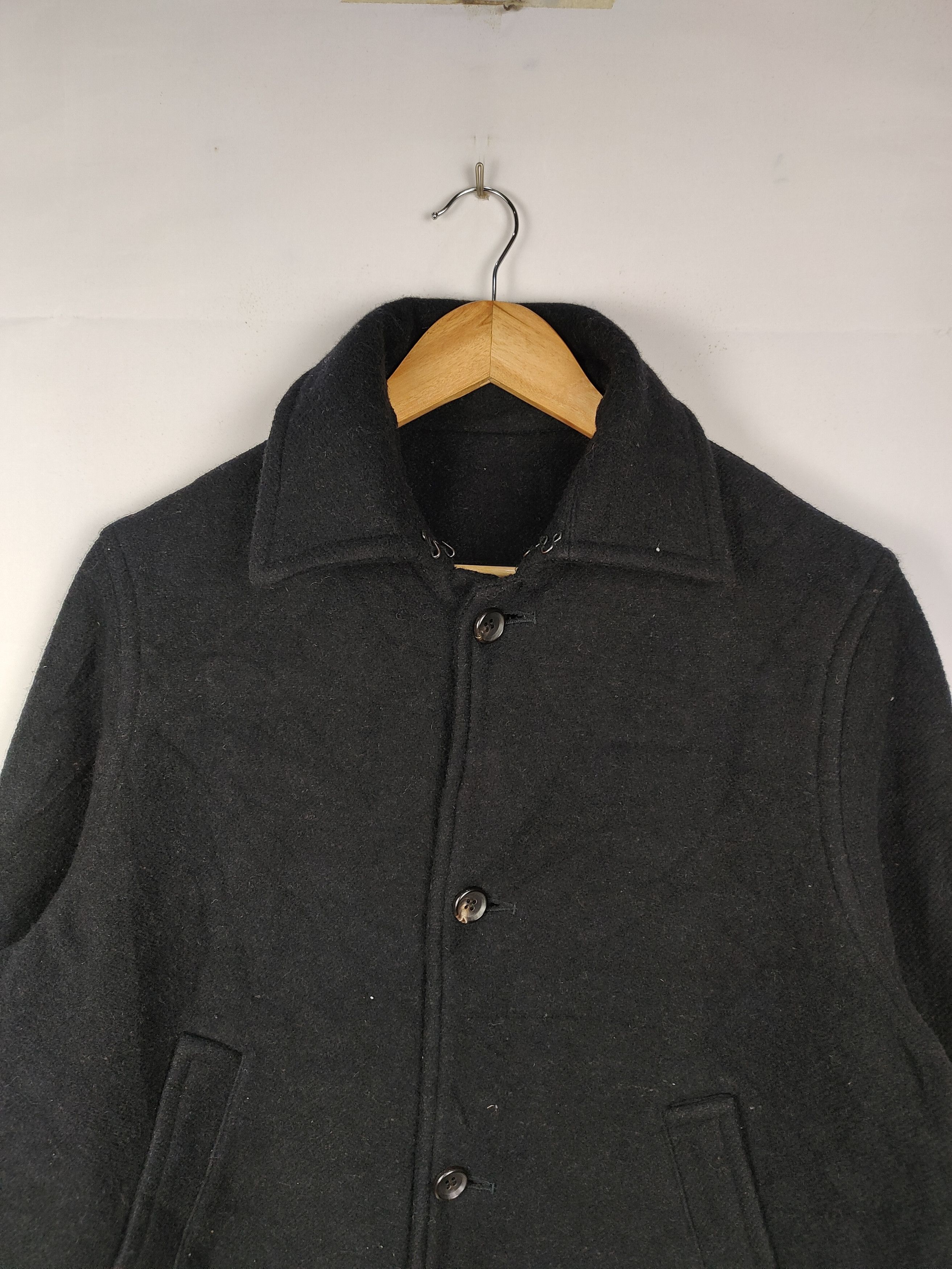 Comme des Garcons Homme × Vintage Vintage Comme Des Garçons Homme Long Coat Wool Size US M / EU 48-50 / 2 - 2 Thumbnail