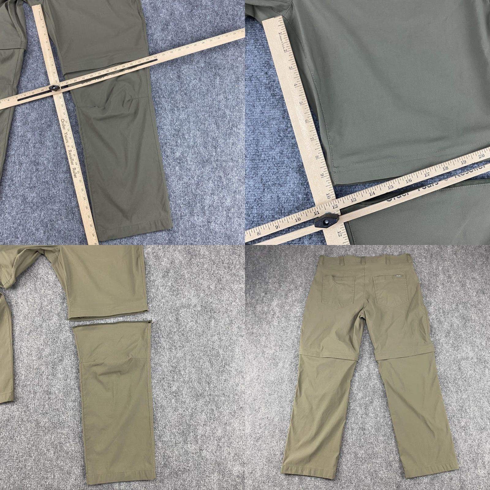 Eddie Bauer Eddie Bauer Pants Mens 38x30 Green Convertible Zip Off Nylon Hiking Outdoors Size US 38 / EU 54 - 8 Thumbnail