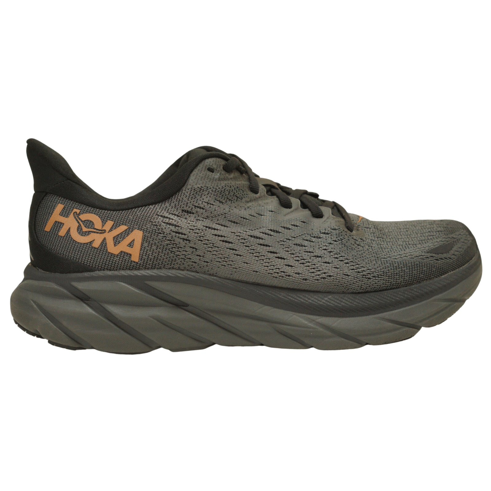 image of Women Hoka One One Clifton 8 Sneakers Trail Running Us10 in Black