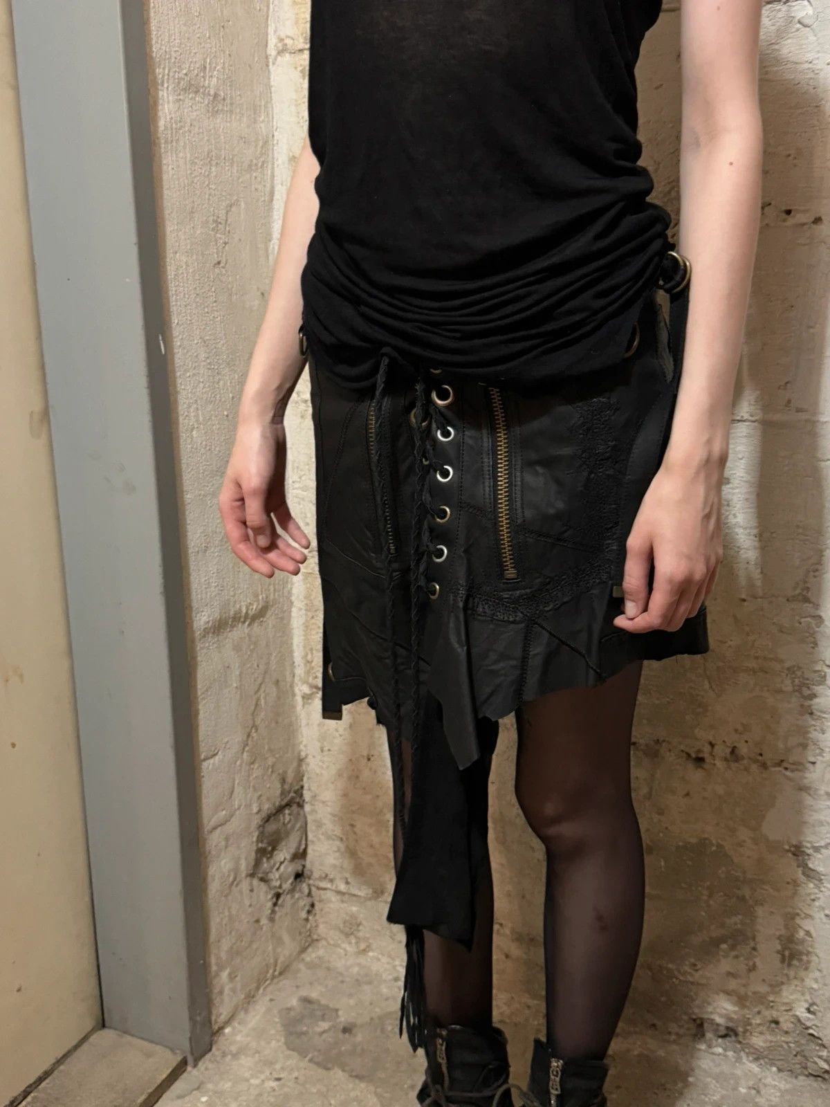 If Six Was Nine If six was nine i6w9 mud leather skirt Size 28" / US 6 / IT 42 - 3 Thumbnail
