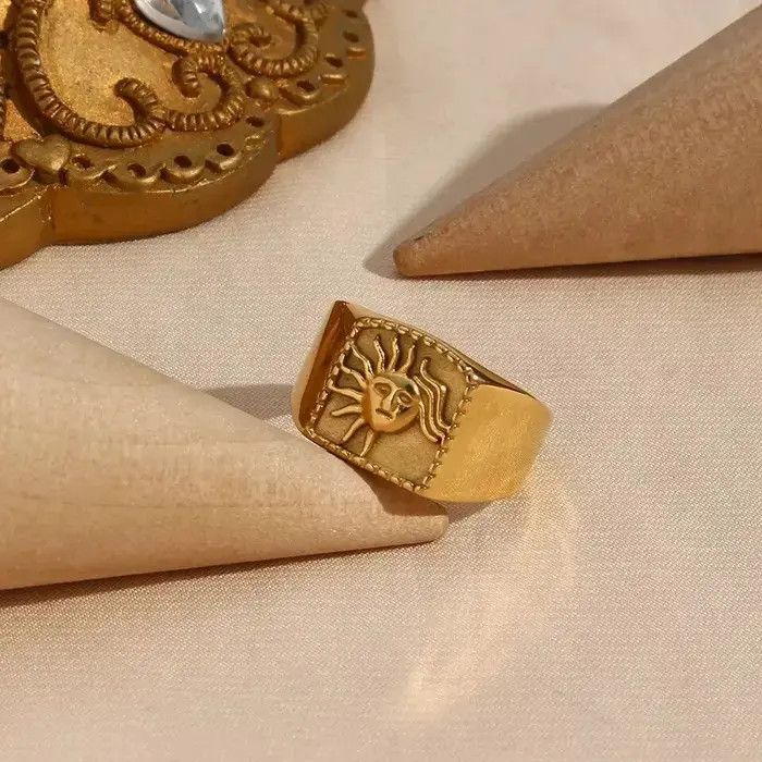 Jewelry Sun Ring ( size 6,7,8) Size ONE SIZE - 3 Thumbnail