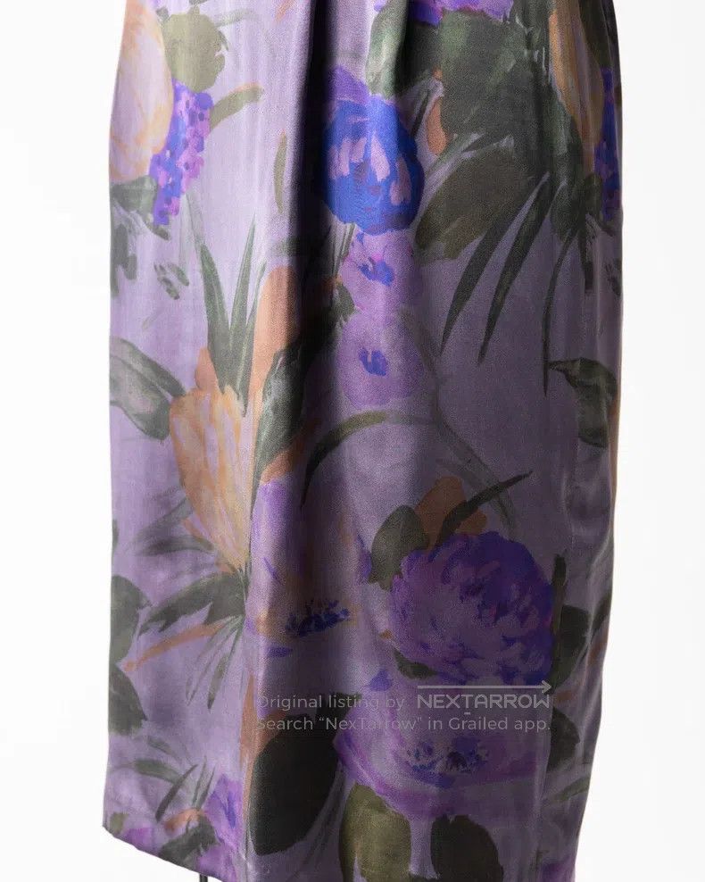 Dries Van Noten Dries Van Noten size:36 Floral Silk Sleeveless Dress Size S / US 4 / IT 40 - 6 Thumbnail