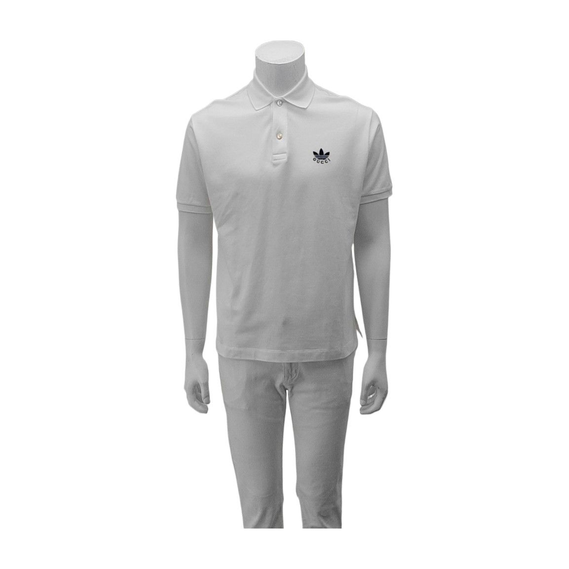 Gucci Gucci x Adidas Embroidered Logo Polo Size S Size US S / EU 44-46 / 1 - 1 Thumbnail