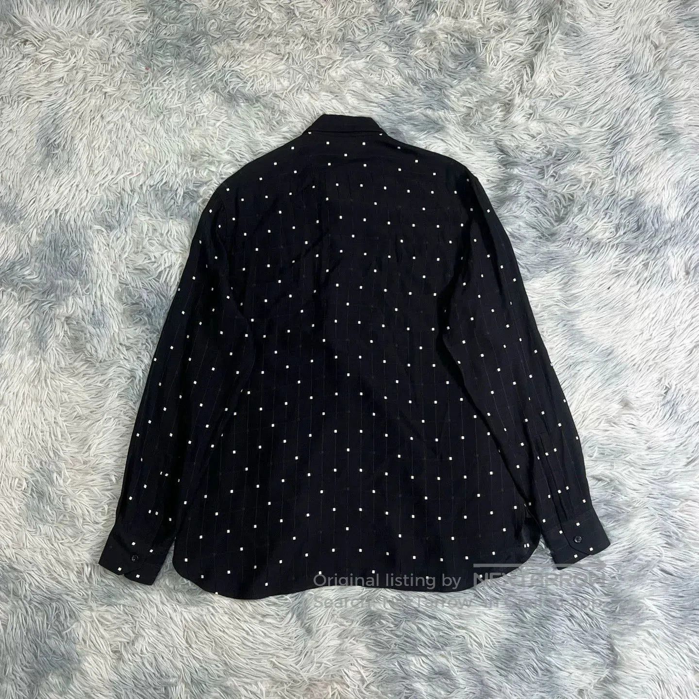 Saint Laurent Paris Saint Laurent Silk Checkerboard Shirt. Size US XXS / EU 40 - 2 Thumbnail