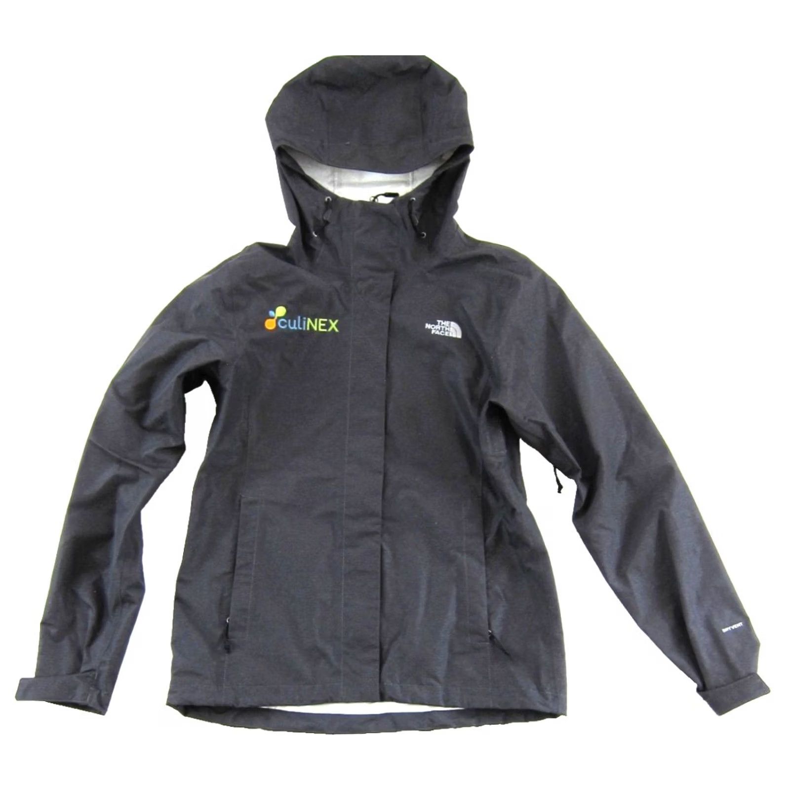 The North Face The North Face Grey Culinex Logo Hooded Windbreaker Rain Jacket Women Size Small Size S / US 4 / IT 40 - 2 Thumbnail
