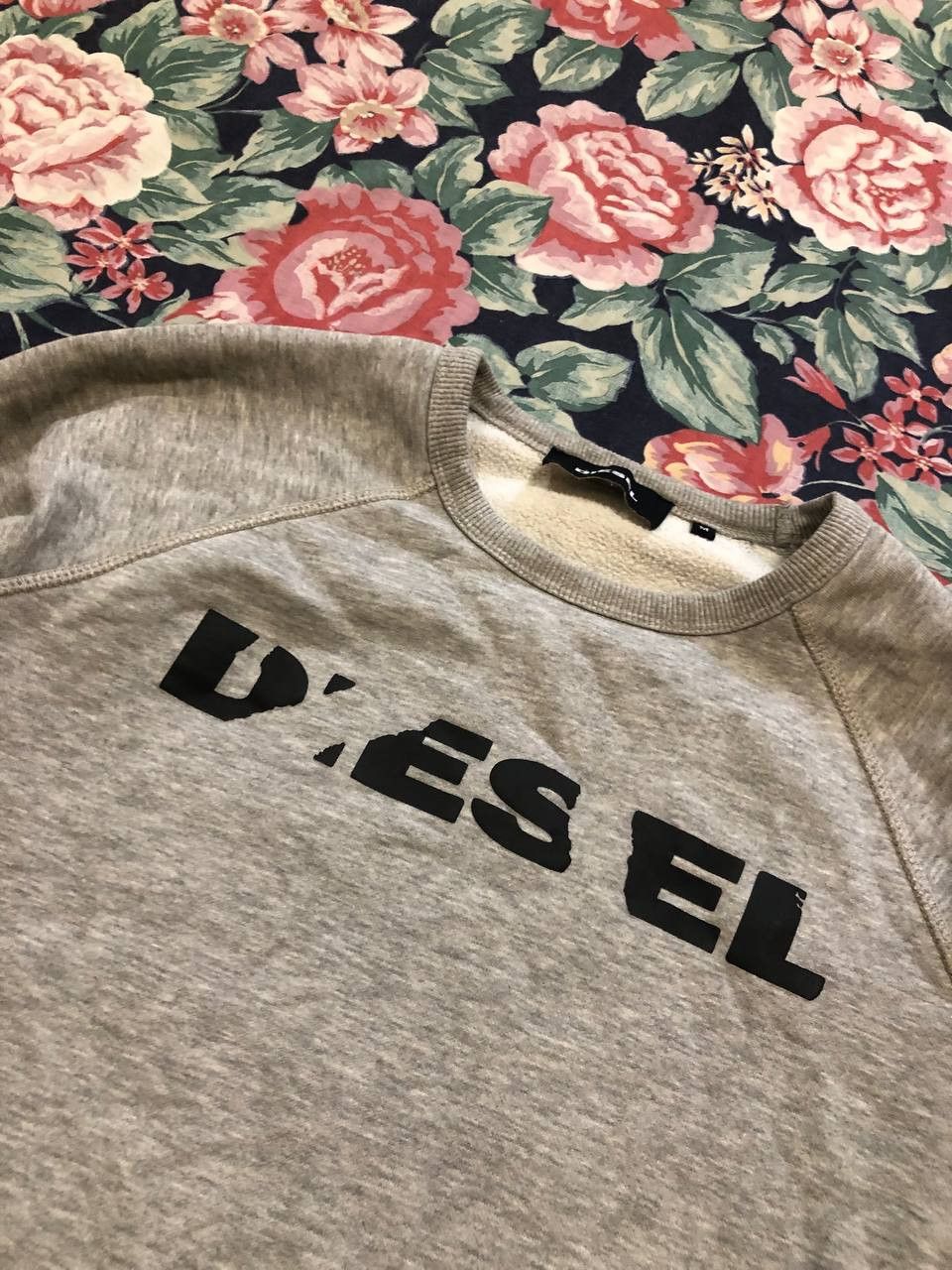 Diesel Vintage big logo Diesel Sweaters gray Y2K streetwear Size US M / EU 48-50 / 2 - 7 Thumbnail