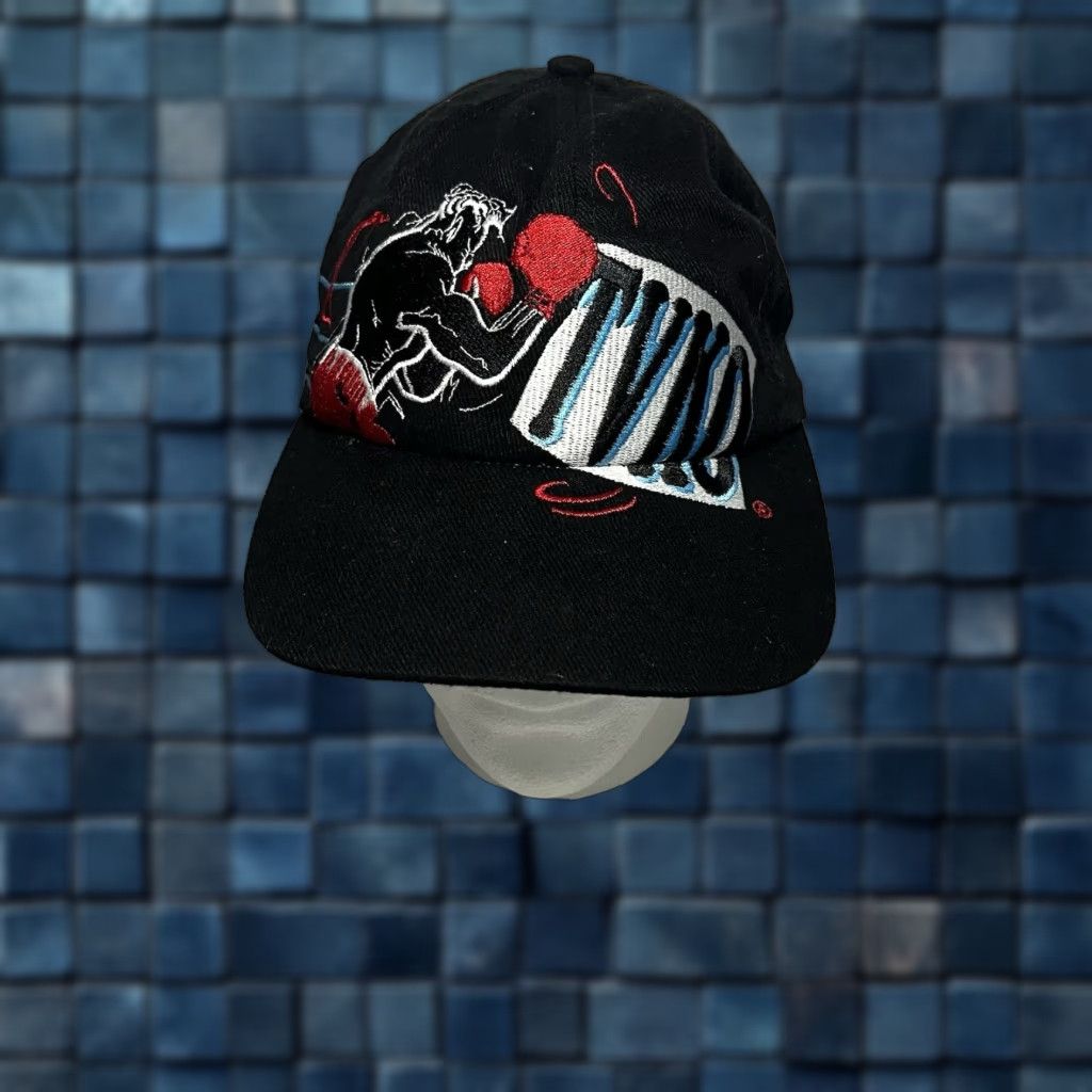 Vintage VINTAGE TVKO Knockout Entertainment Boxing Hat Cap Baseball Cap Unisex Adults One Size Black Genesis Marketing Group Men’s Women’s Baseball Cap Size ONE SIZE - 1 Thumbnail