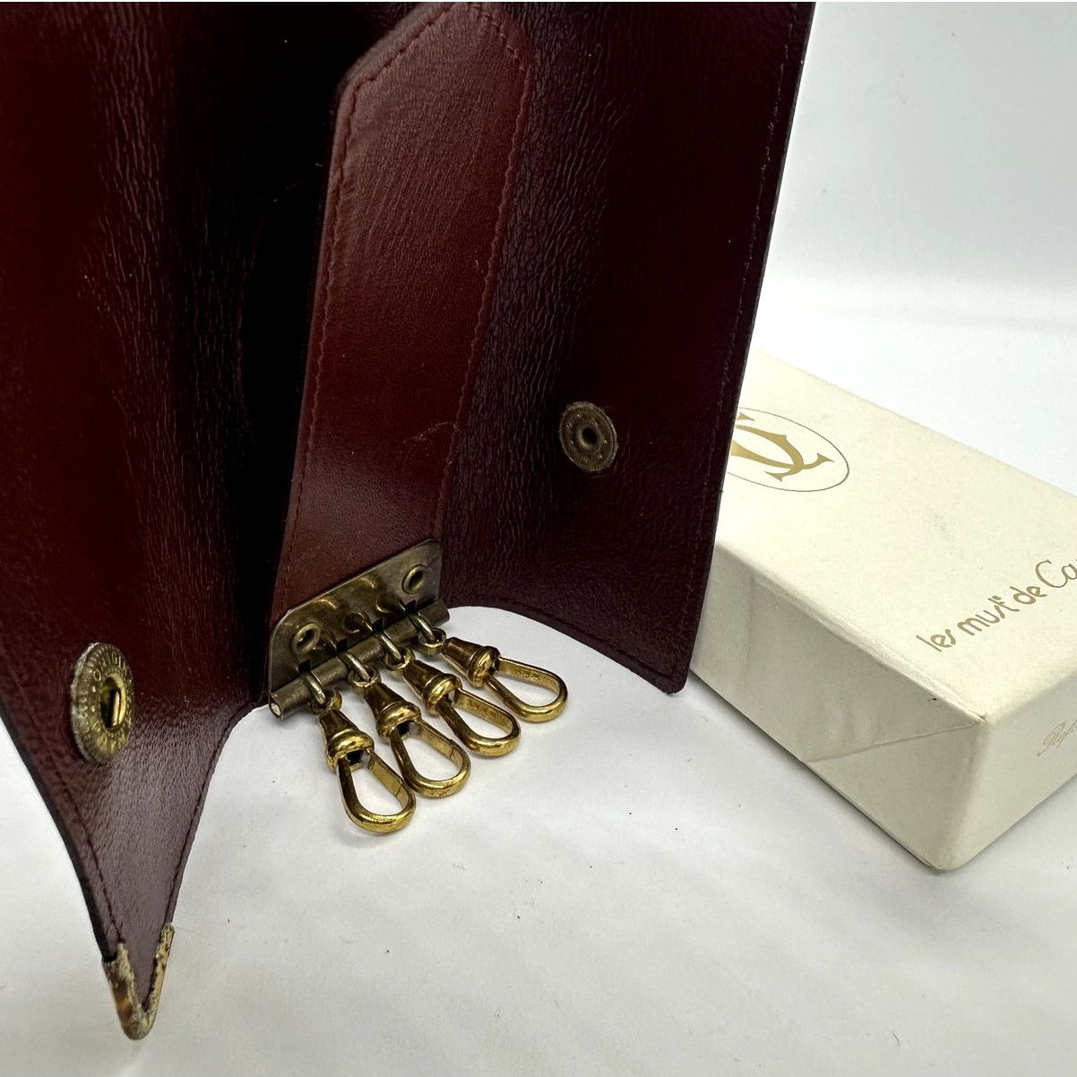 Cartier CARTIER Vintage Leather Key Case/HolderRARE box&dustbag EUC Size ONE SIZE - 6 Thumbnail