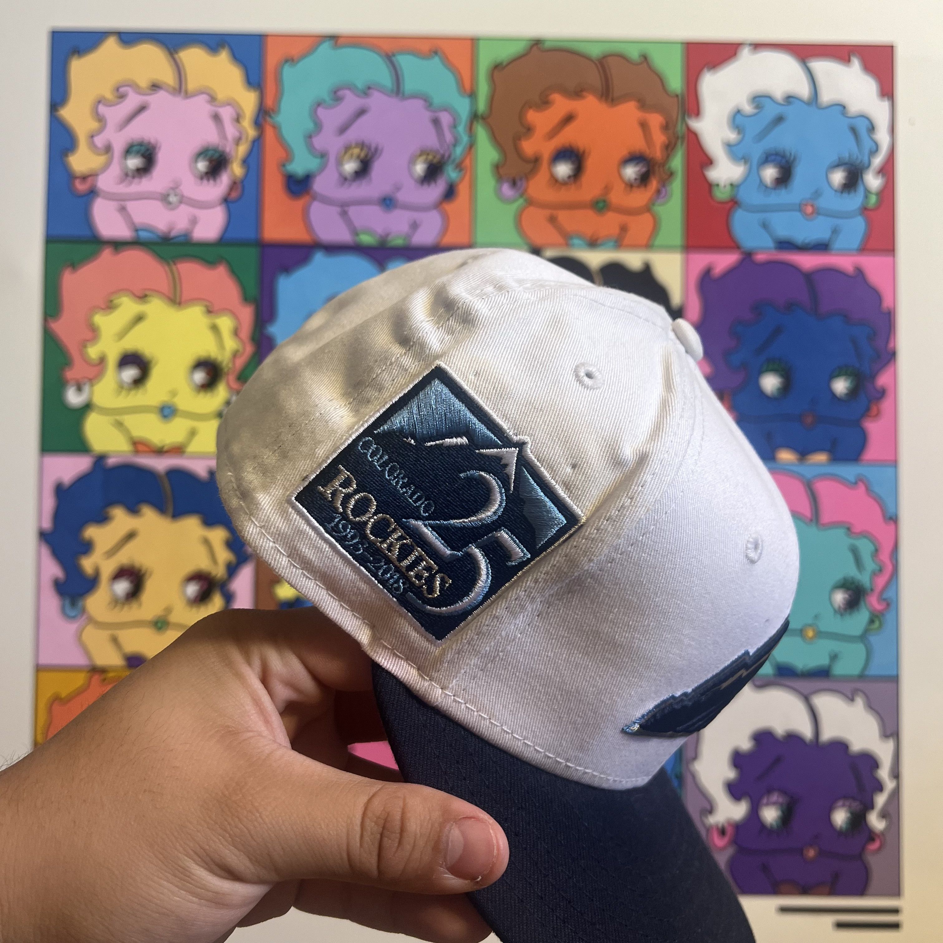 New Era Colorodo rockies two tone size 7 1/4 ( READ DESC) Size ONE SIZE - 2 Thumbnail