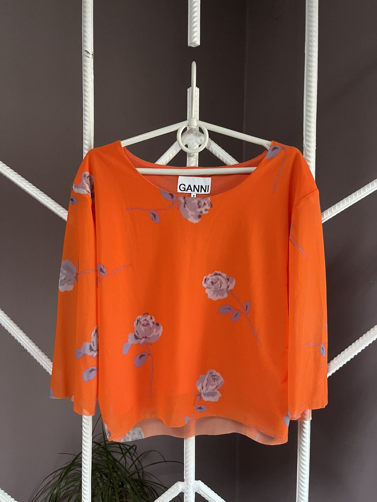 Ganni Ganni Flowers Top Size XS / US 0-2 / IT 36-38 - 1 Thumbnail