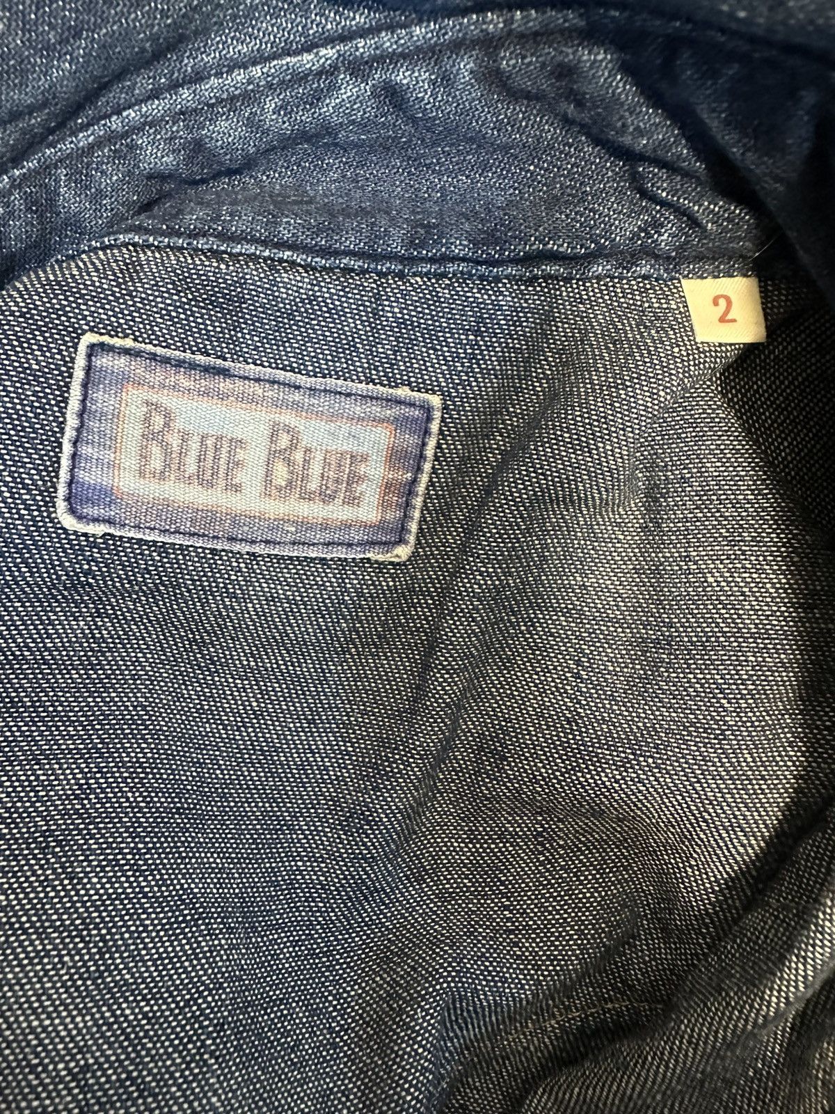 Blue Blue Japan Vintage 90s Blue Blue Japan Western Denim Shirt Size US S / EU 44-46 / 1 - 4 Thumbnail