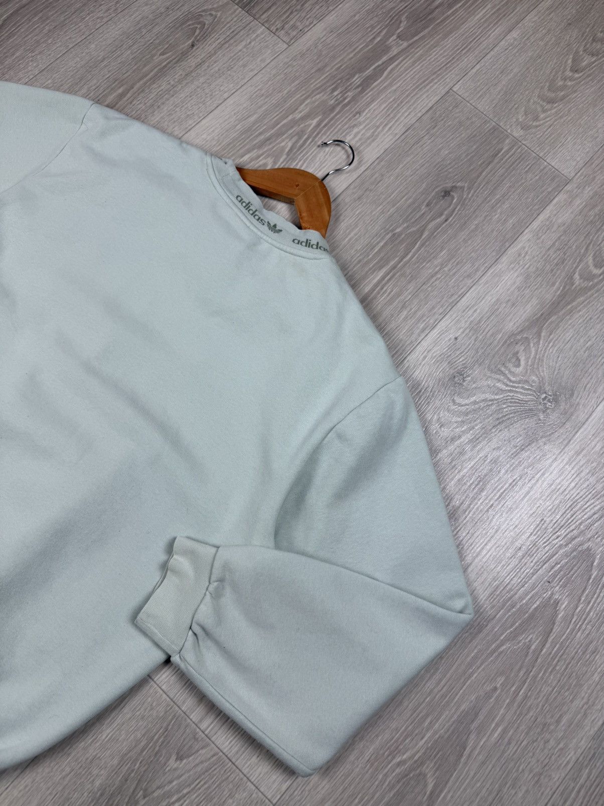 Adidas Adidas Trefoil Linear Crew Neck Sweatshirt Size S Size US S / EU 44-46 / 1 - 9 Thumbnail