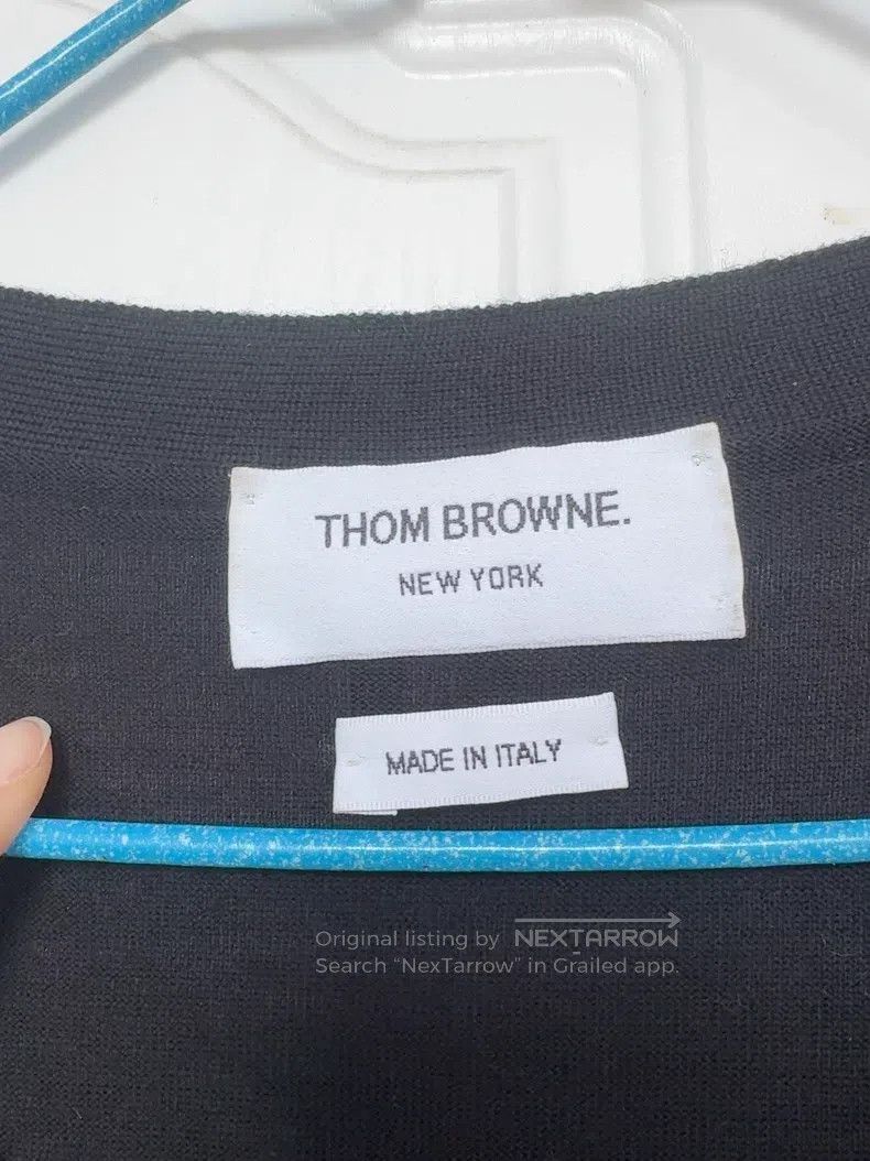 Thom Browne Thom Browne Wool Cardigan, Black Size US L / EU 52-54 / 3 - 2 Thumbnail