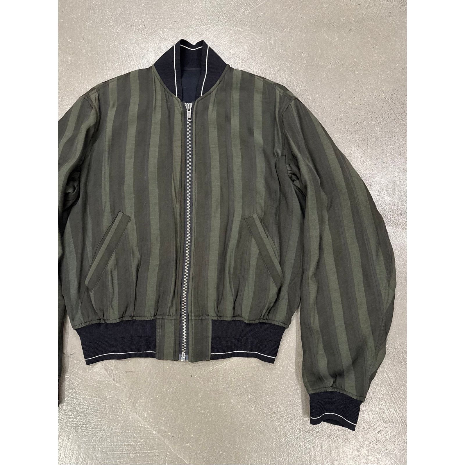 Haider Ackermann S/S2018 Haider Ackermann green stripe bomber jacket Size US S / EU 44-46 / 1 - 2 Thumbnail