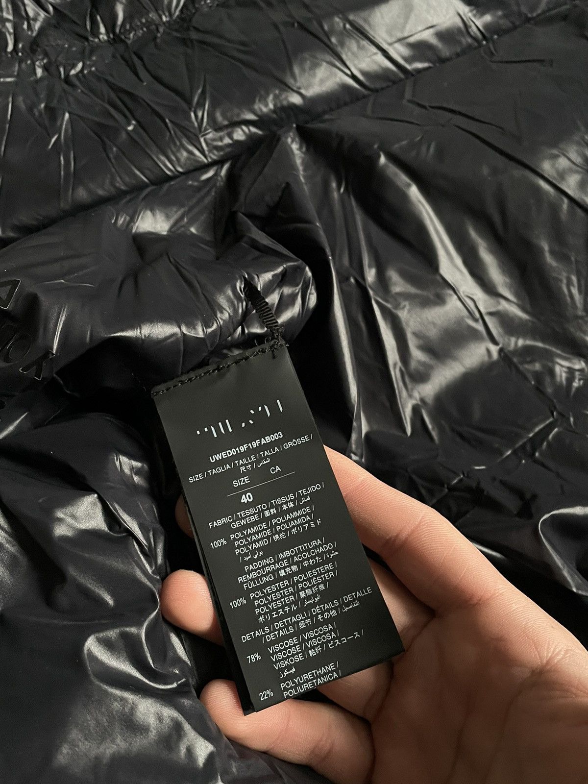 Designer × Unravel Project Unravel Project Ben Teverniti Cropped Down Jacket Size S / US 4 / IT 40 - 16 Thumbnail