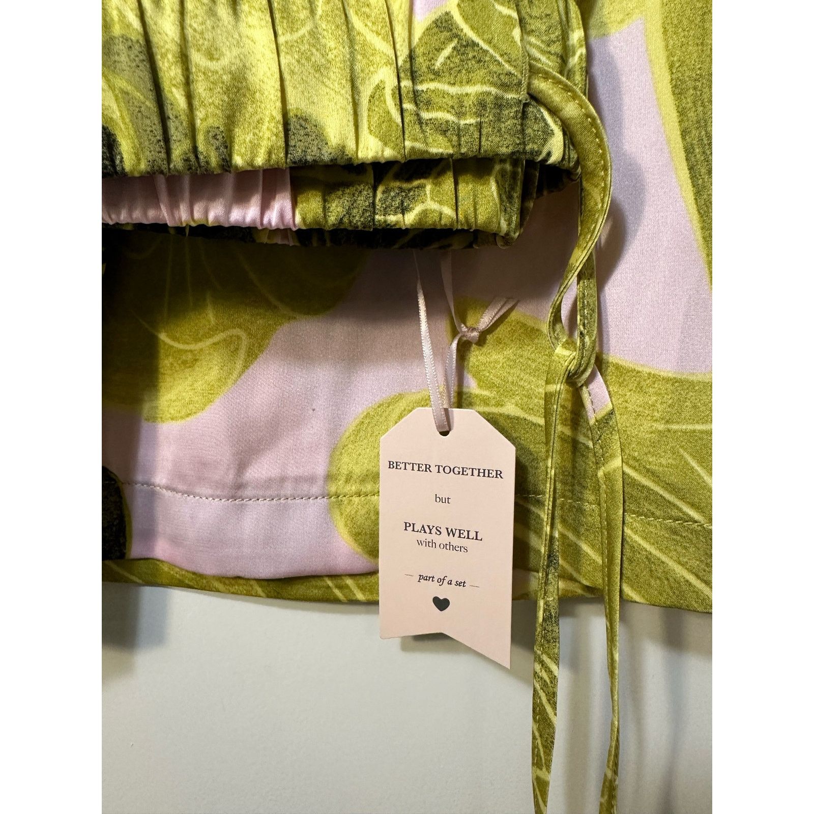 Other Maison d’Amélie Paris Floral Satin Kimono Set Size M / US 6-8 / IT 42-44 - 3 Thumbnail