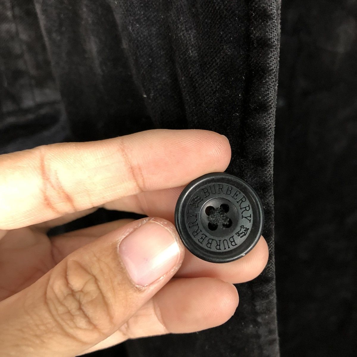 🔥VINTAGE BURBERRY BLACK LABEL VELVET JACKET NOVA CHECK