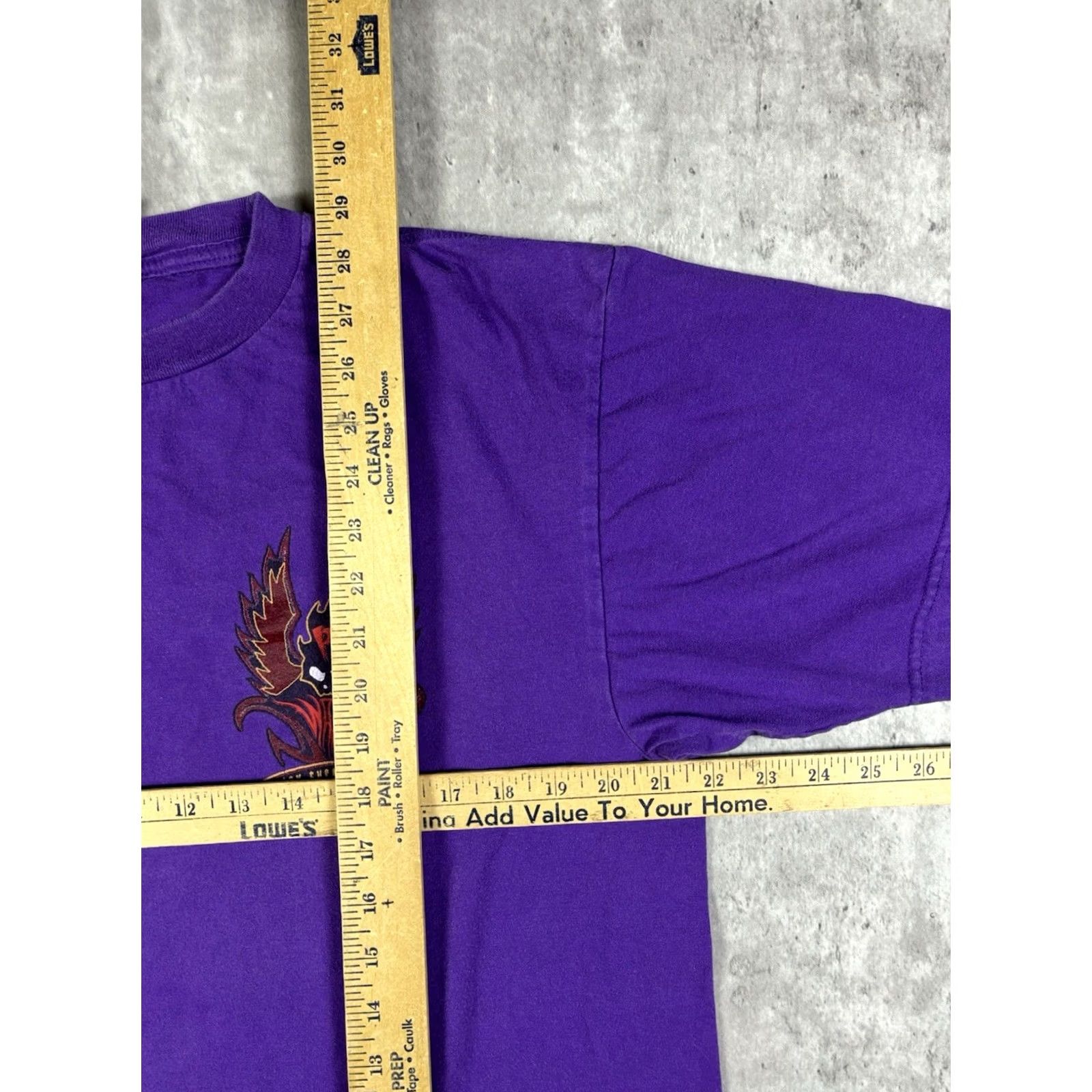 No Fear VINTAGE No Fear Shirt Mens L Purple 90s Risk Everything Bad The Bones size Size US L / EU 52-54 / 3 - 7 Thumbnail