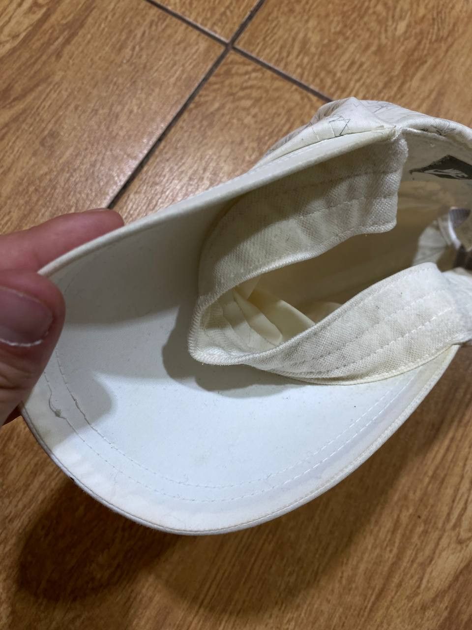 Nike Vintage Hats white Nike big print Crazy Y2K Streetwear Size ONE SIZE - 5 Thumbnail