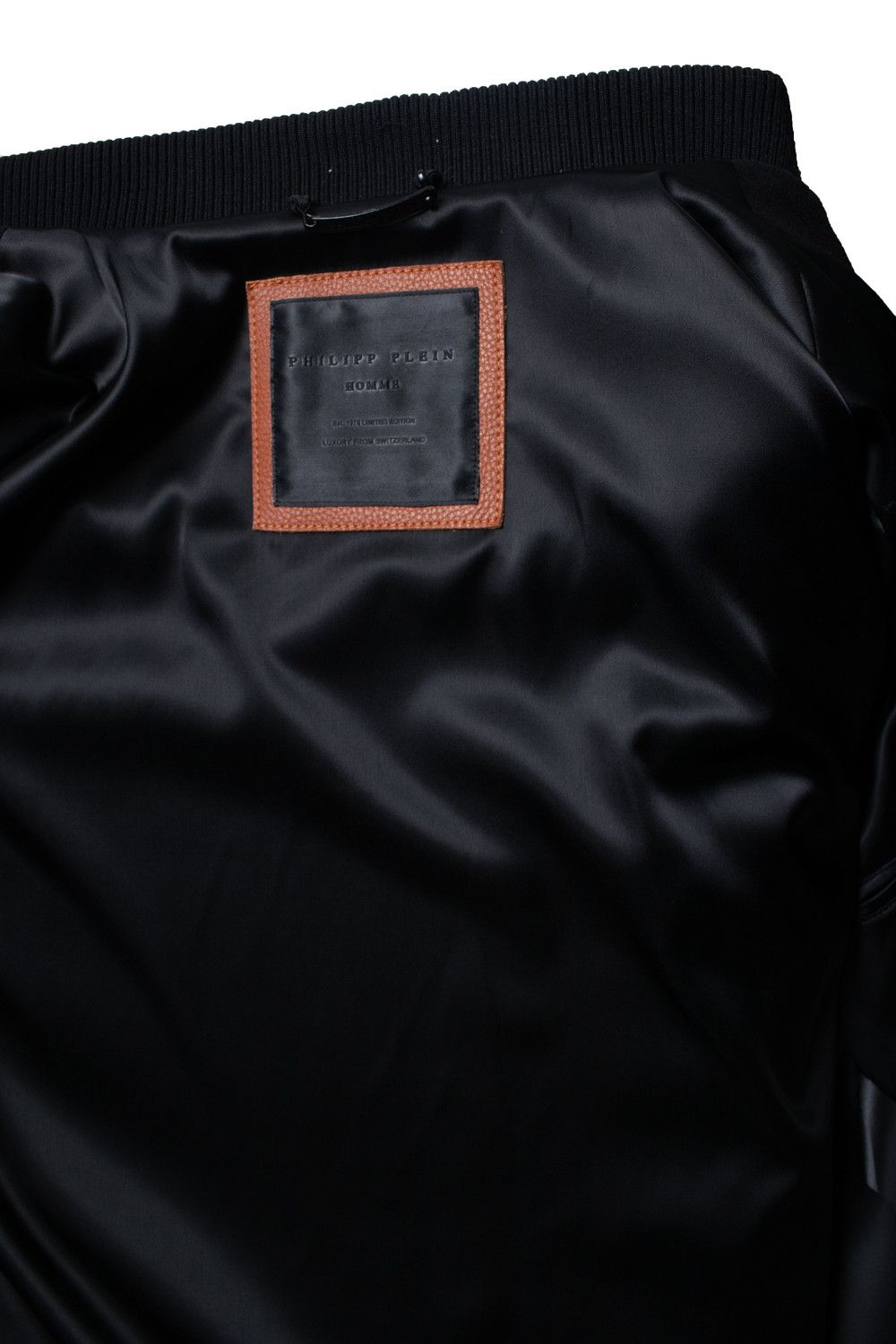 Philipp Plein Philipp Plein, bomber with orange leather sleeves Size US L / EU 52-54 / 3 - 6 Thumbnail