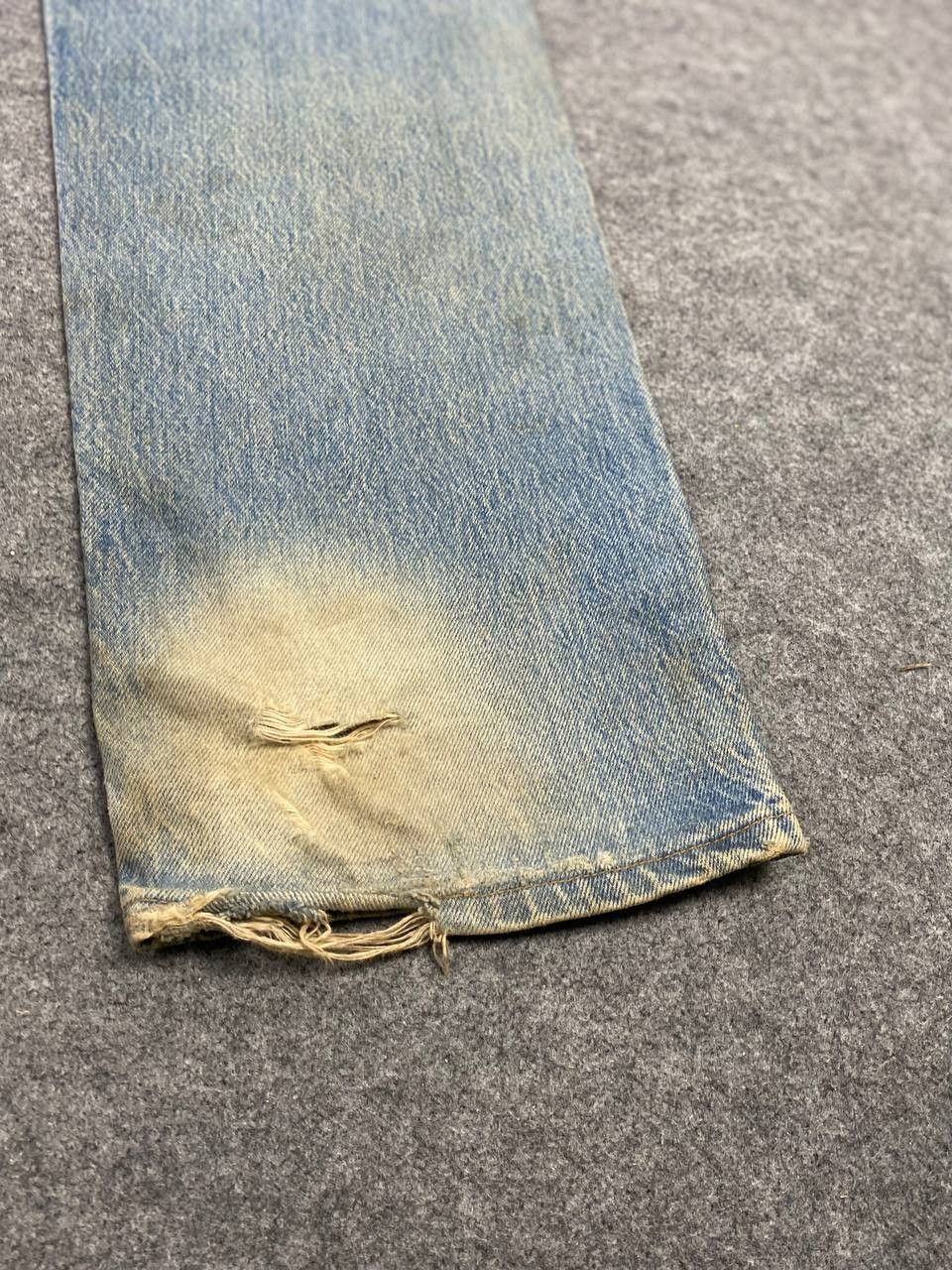 Levi's vintage levis 501-0000 distressed denim nice design Size US 38 / EU 54 - 7 Thumbnail