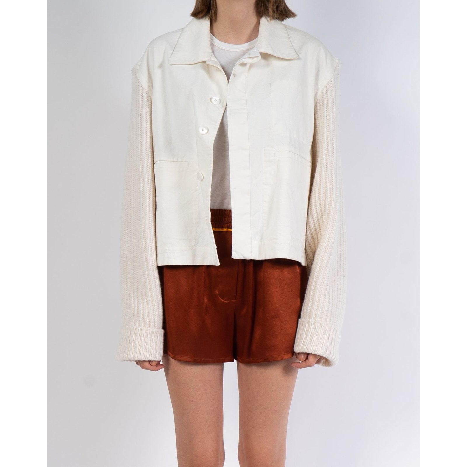 Haider Ackermann FW19 Cropped Casual Knit Jacket Size S / US 4 / IT 40 - 1 Thumbnail