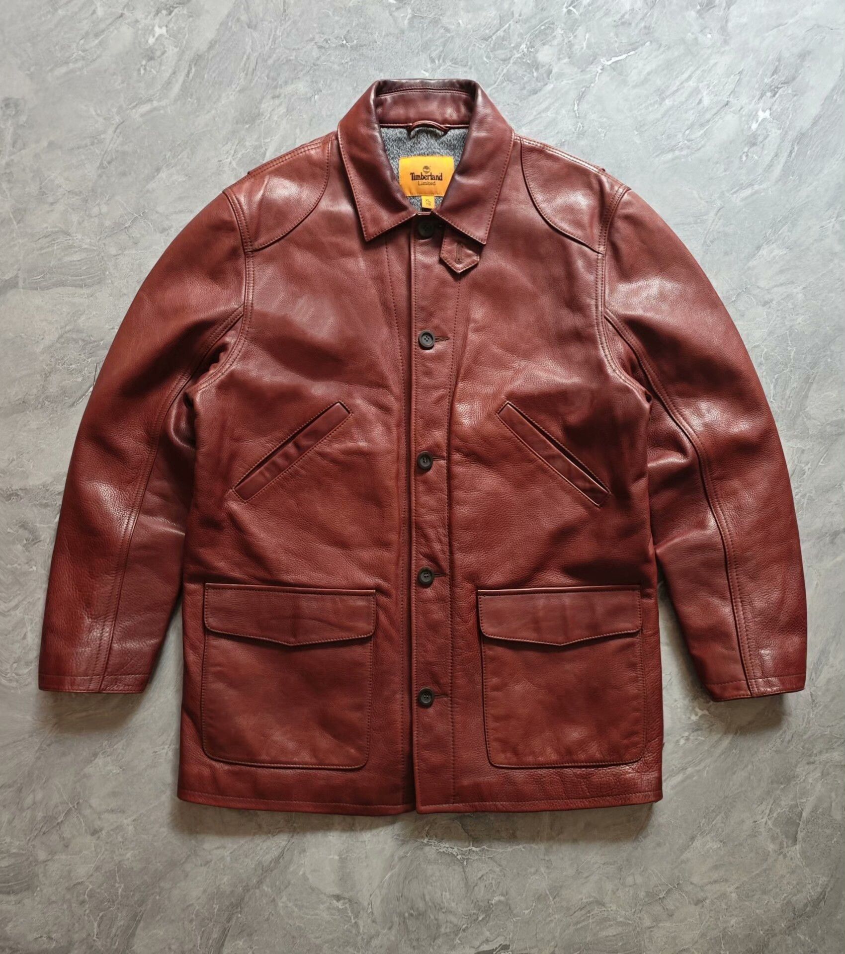 Timberland timberland leather work jacket in rich brown Size US XL / EU 56 / 4 - 1 Thumbnail