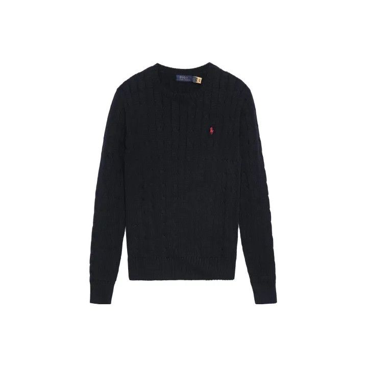 Polo Ralph Lauren Polo Ralph Lauren Men's Cable Knit Crewneck Pullover Size US L / EU 52-54 / 3 - 1 Thumbnail