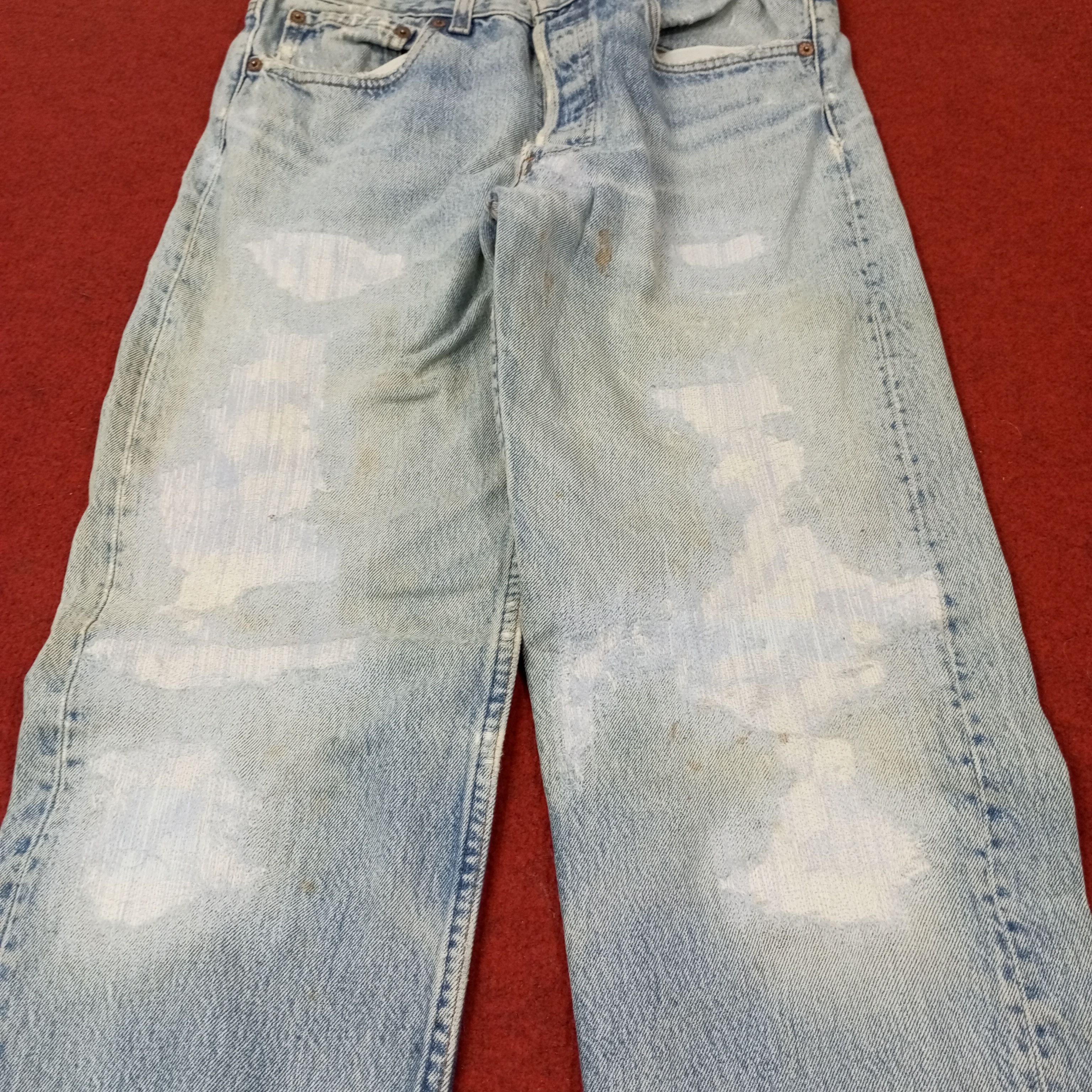 Levi's Levis 501 Made In USA Distressed Jeans c228n23 Size US 30 / EU 46 - 17 Thumbnail