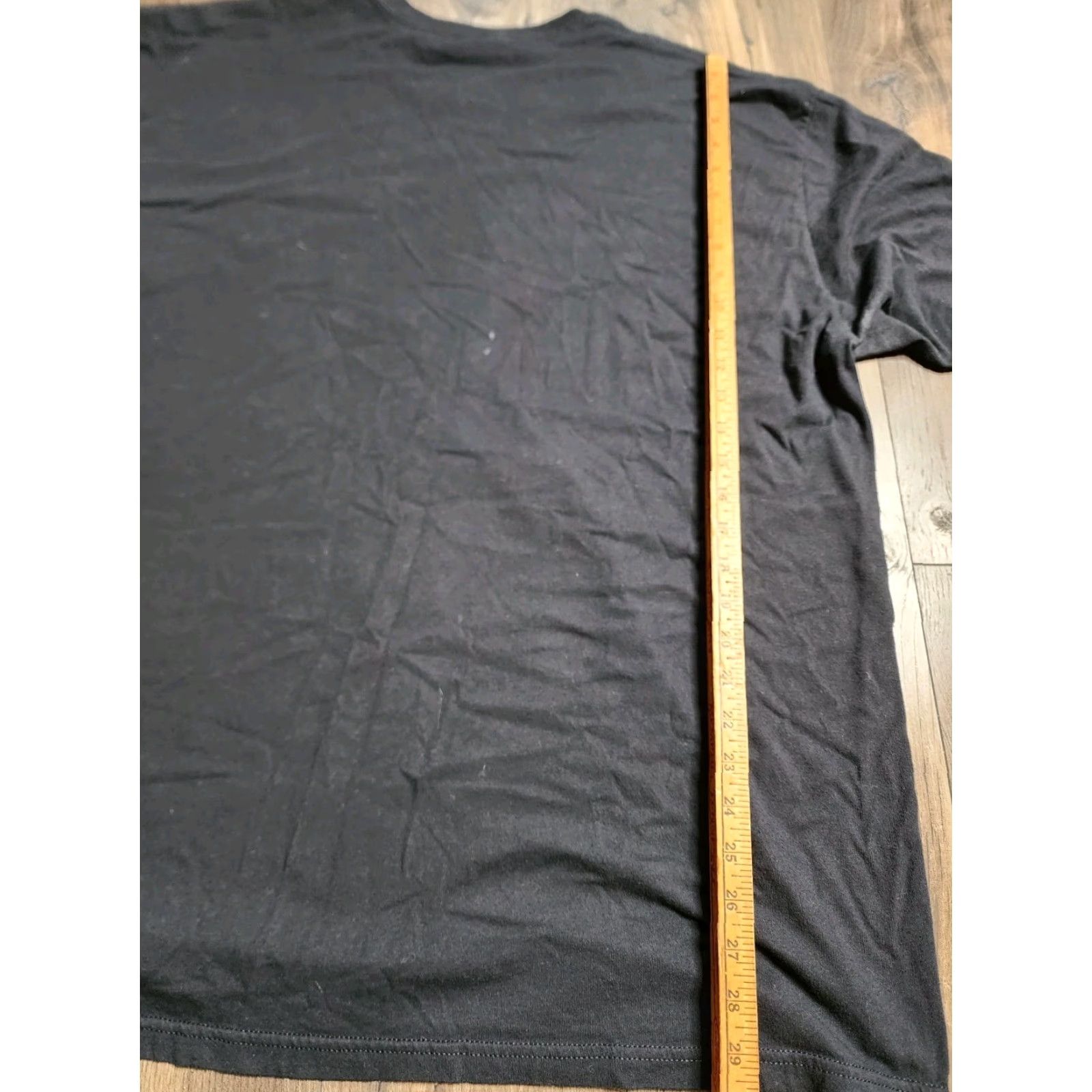 Next Level VINTAGE Next Level Mens T-Shirt Short Sleeve 4XL Black Cotton Funny Logo Graphic Tee Men Size US XXL / EU 58 / 5 - 3 Thumbnail
