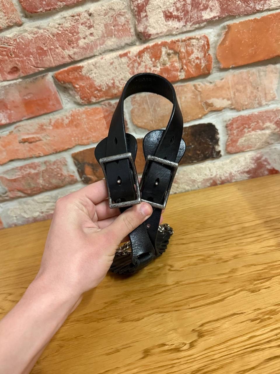 Professor.E P.E leather belt not forgotten materials japan ccp guidi Size ONE SIZE - 2 Thumbnail