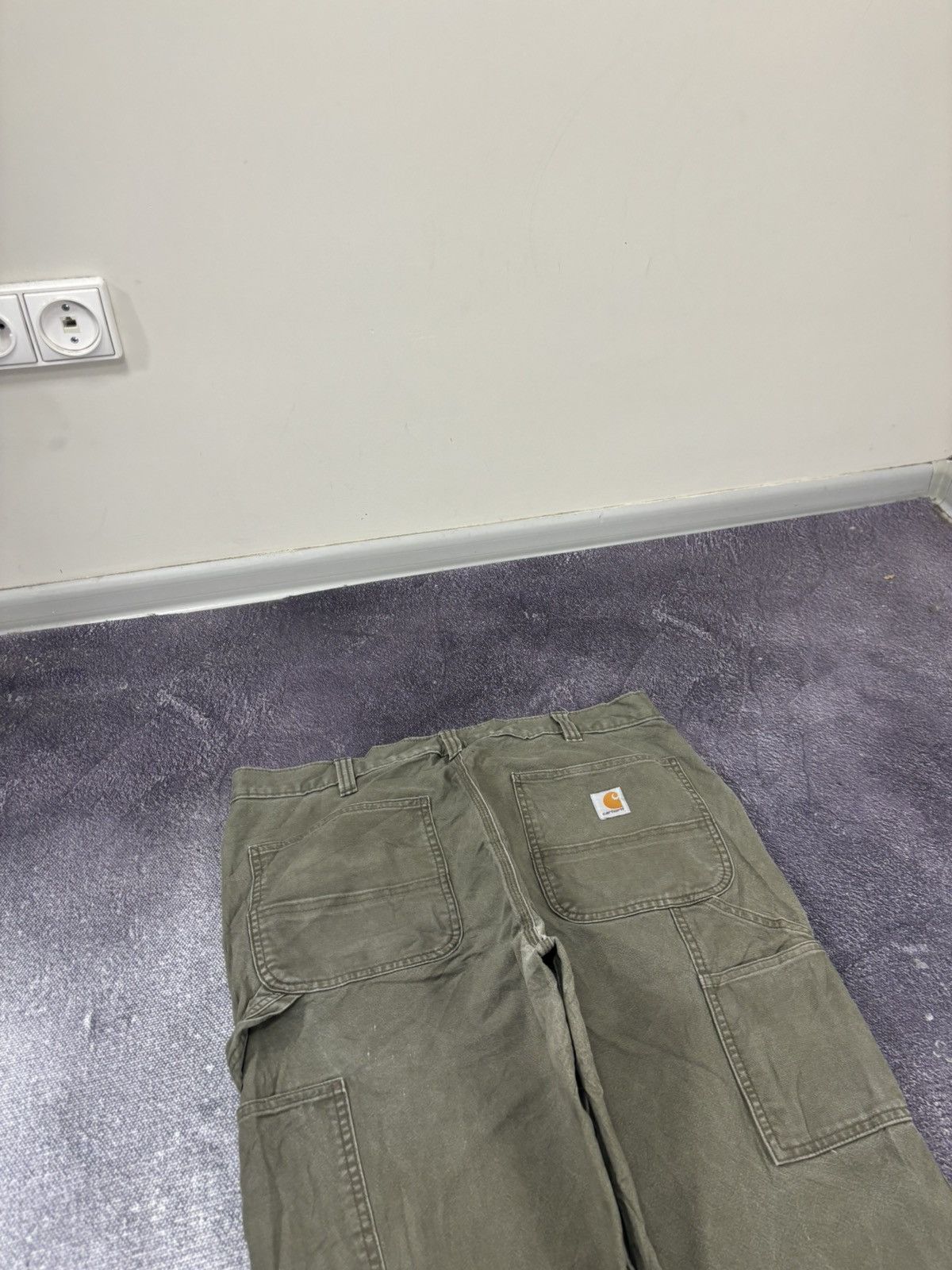 Carhartt Vintage Carhartt Rugged Flex Olive Utility Work Baggy Pants Size US 36 / EU 52 - 5 Thumbnail