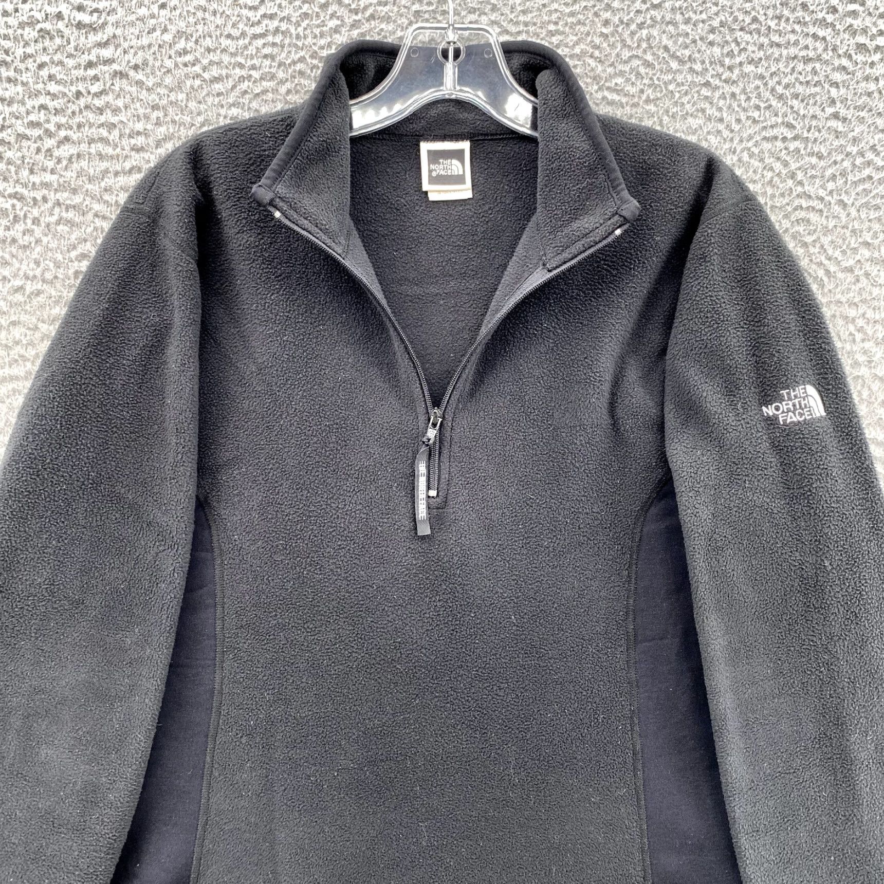 The North Face The North Face Sweater Women Large Black Fleece Pullover 1/4 Zip Base Layer Gorpcore Size L / US 10 / IT 46 - 4 Thumbnail