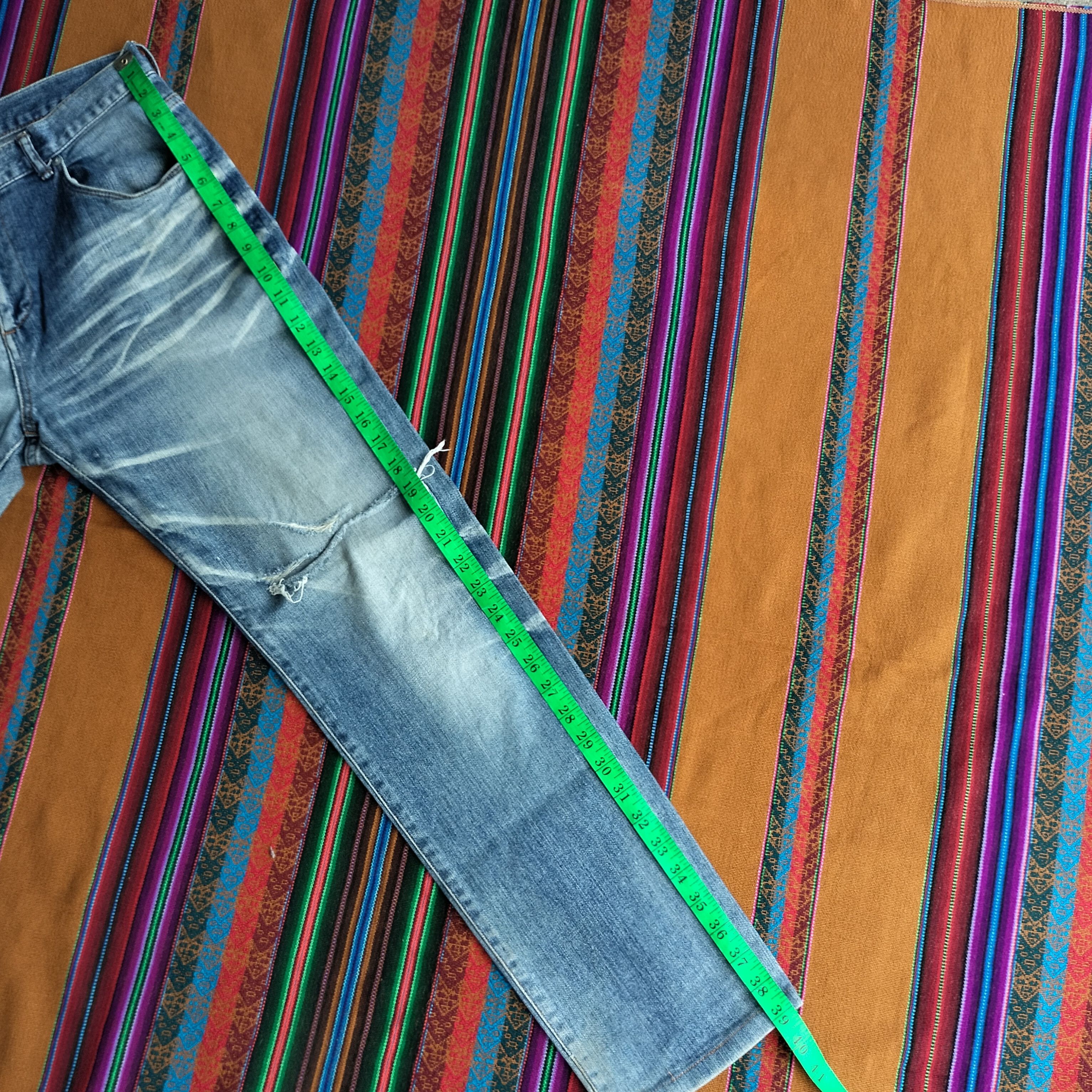 semanticdesign Semantic design japan clawmark slim jeans Size US 33 - 19 Thumbnail