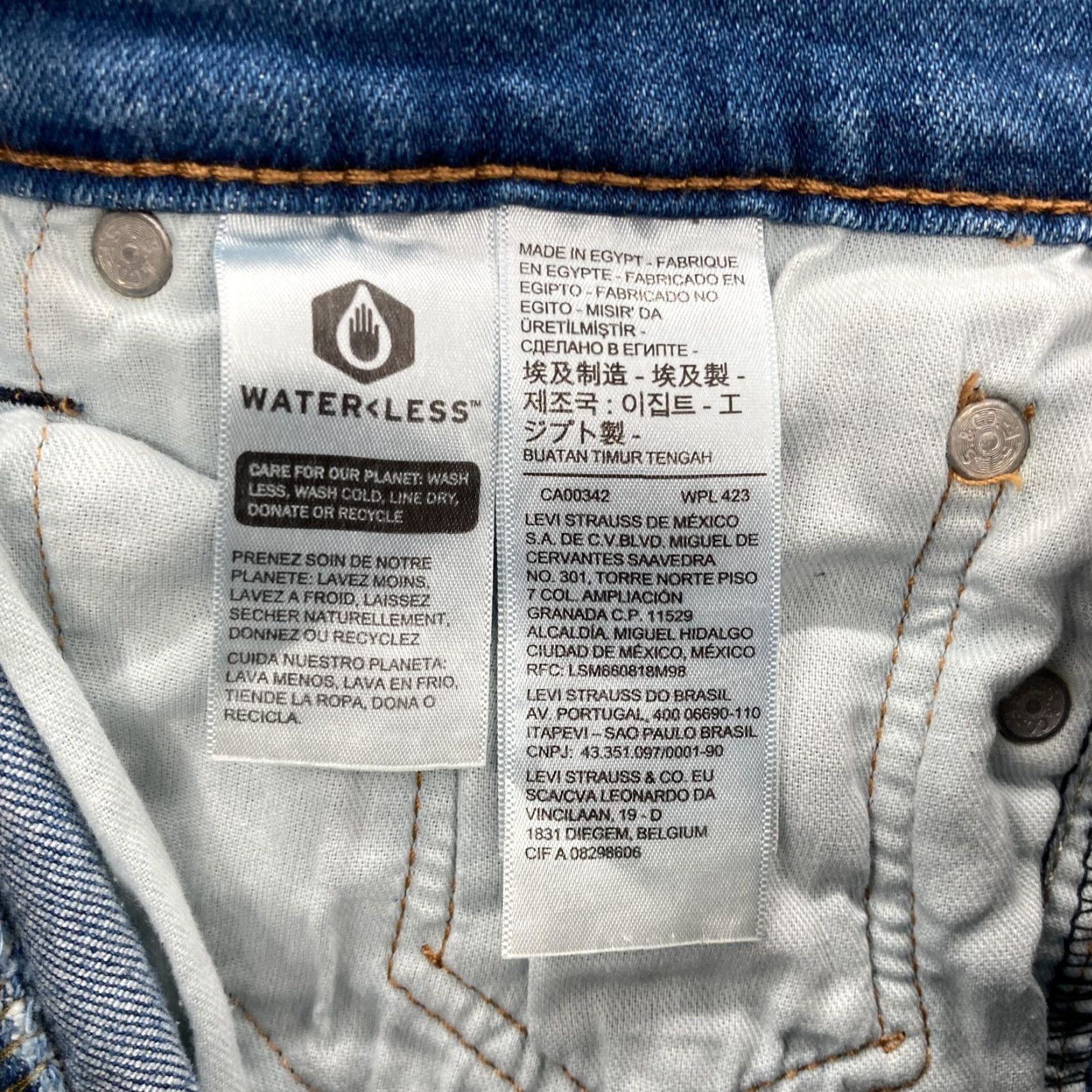 Levi's Levi's 511 Jeans Mens 29x32 Slim Fit Straight Blue Denim Medium Wash Stretch Size US 29 - 4 Thumbnail