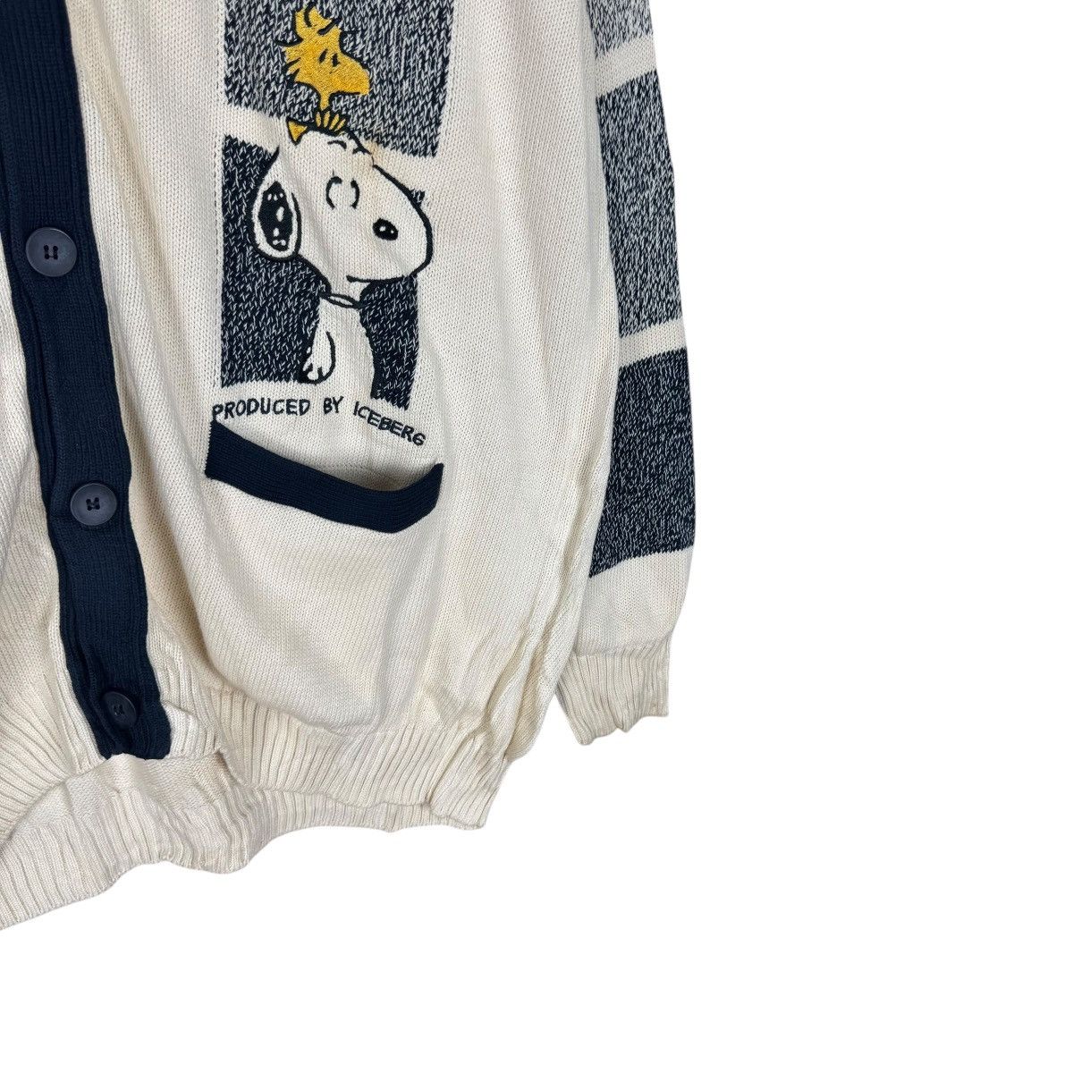 Iceberg ☀️ICEBERG X PEANUTS ITALY KNIT CARDIGAN Size US L / EU 52-54 / 3 - 7 Thumbnail