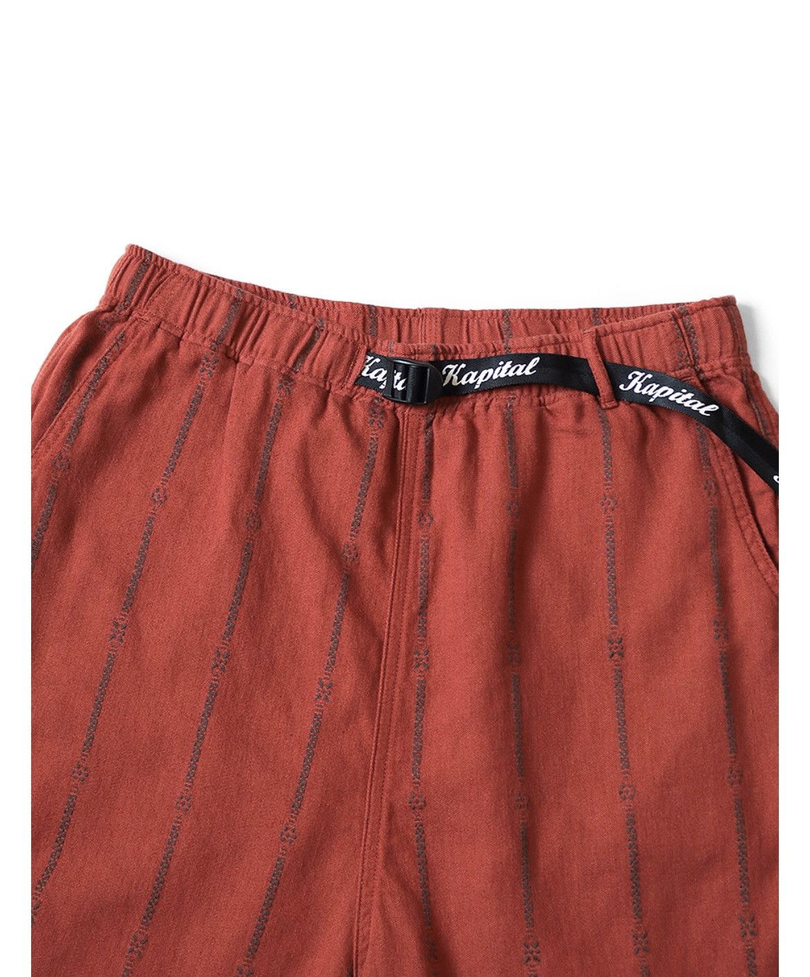 Kapital Kapital Cotton linen Siamese striped easy shorts size 2 Size US 32 / EU 48 - 3 Thumbnail