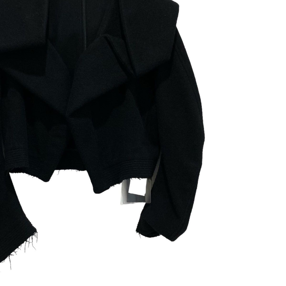 Yohji Yamamoto 23aw Melton DRAPED SHORT JACKET Size S / US 4 / IT 40 - 4 Thumbnail