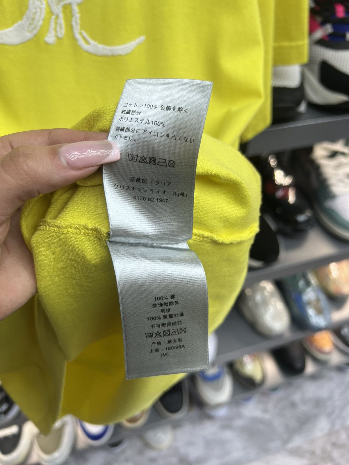 Dior Dior Yellow Tee Shirt Size US M / EU 48-50 / 2 - 8 Thumbnail
