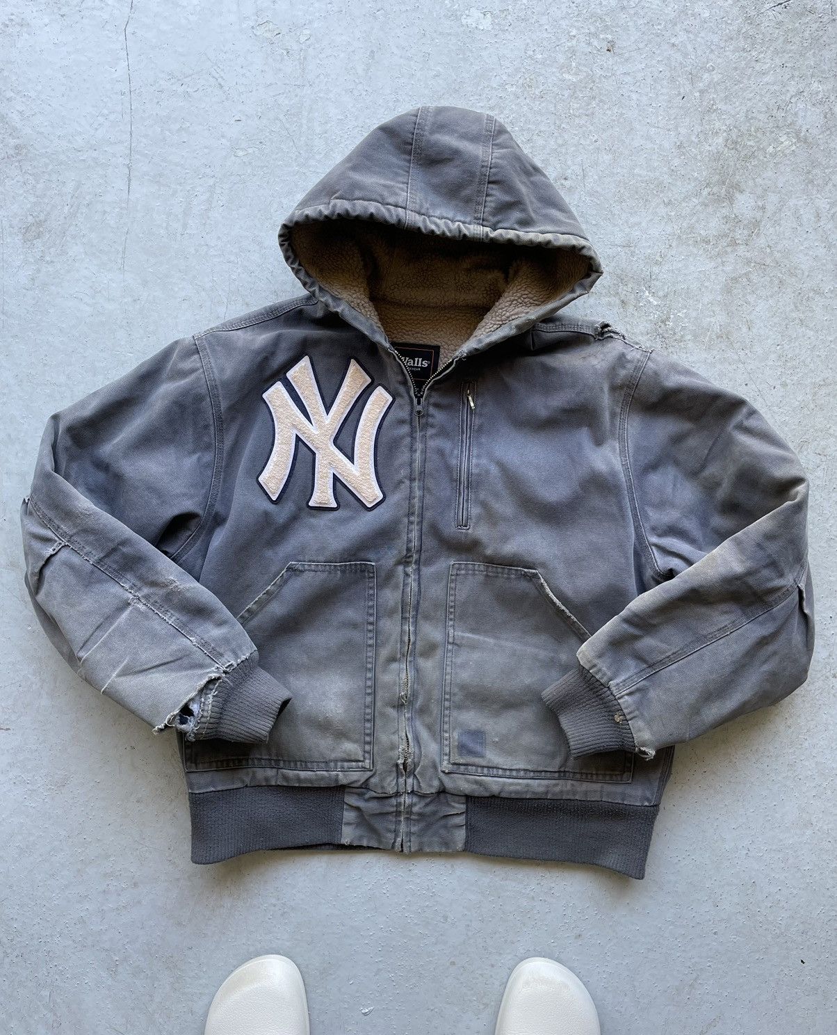 Other RARE VINTAGE x NY x CARHARTT STYLE HOODED JACKET Size US M / EU 48-50 / 2 - 1 Thumbnail