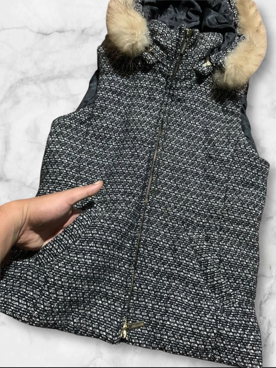 Japanese Brand Vintage Cecil McBee Fur Vest Size US M / EU 48-50 / 2 - 4 Thumbnail