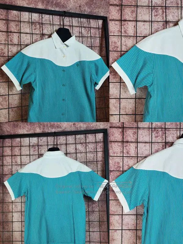Dior Dior Blue Cotton Embroidered Striped T. Size S / US 4 / IT 40 - 3 Thumbnail