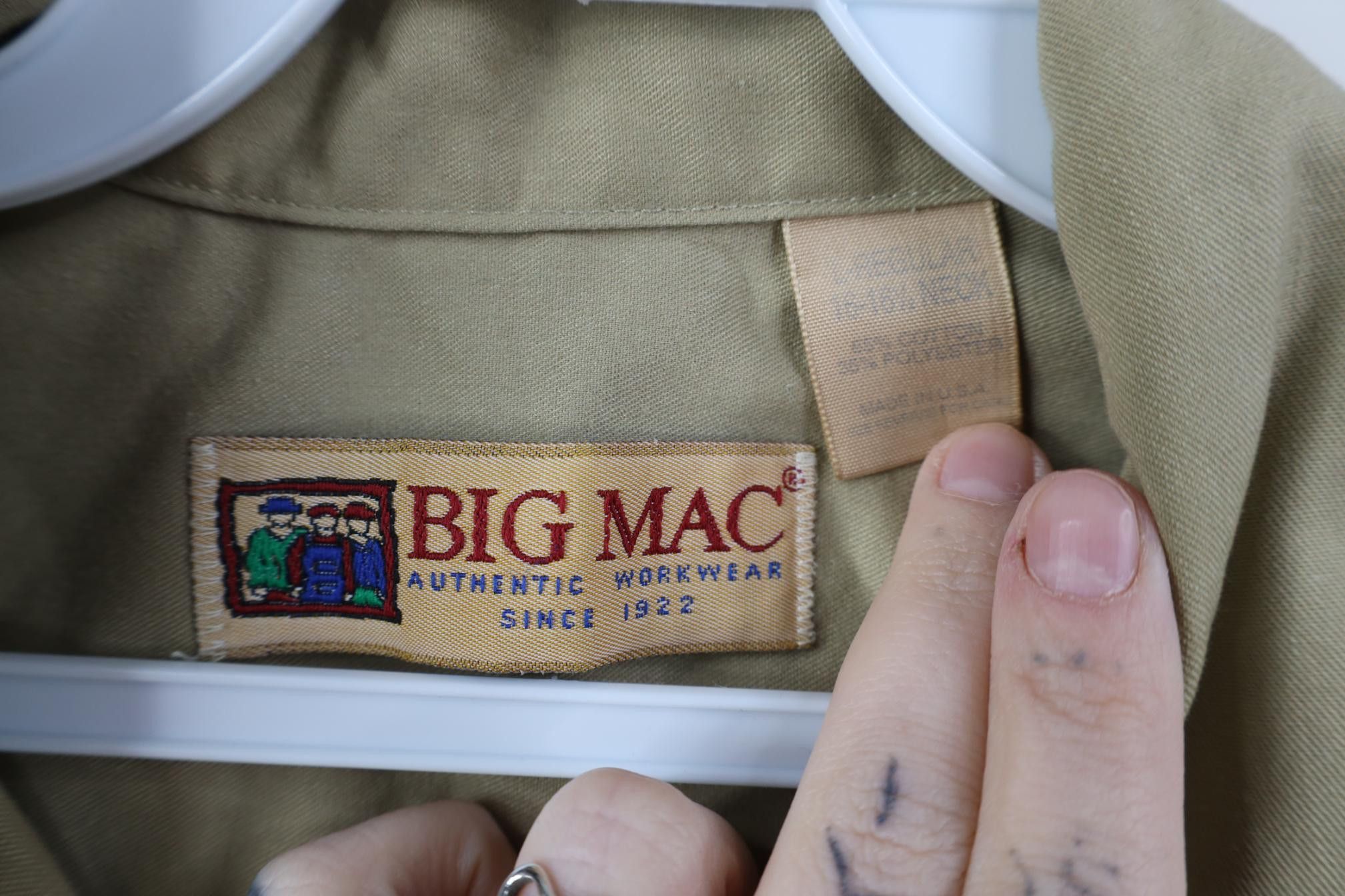 Vintage Vintage 80s 90s Big Mac Workwear Mechanic Button Shirt USA Size US L / EU 52-54 / 3 - 9 Thumbnail