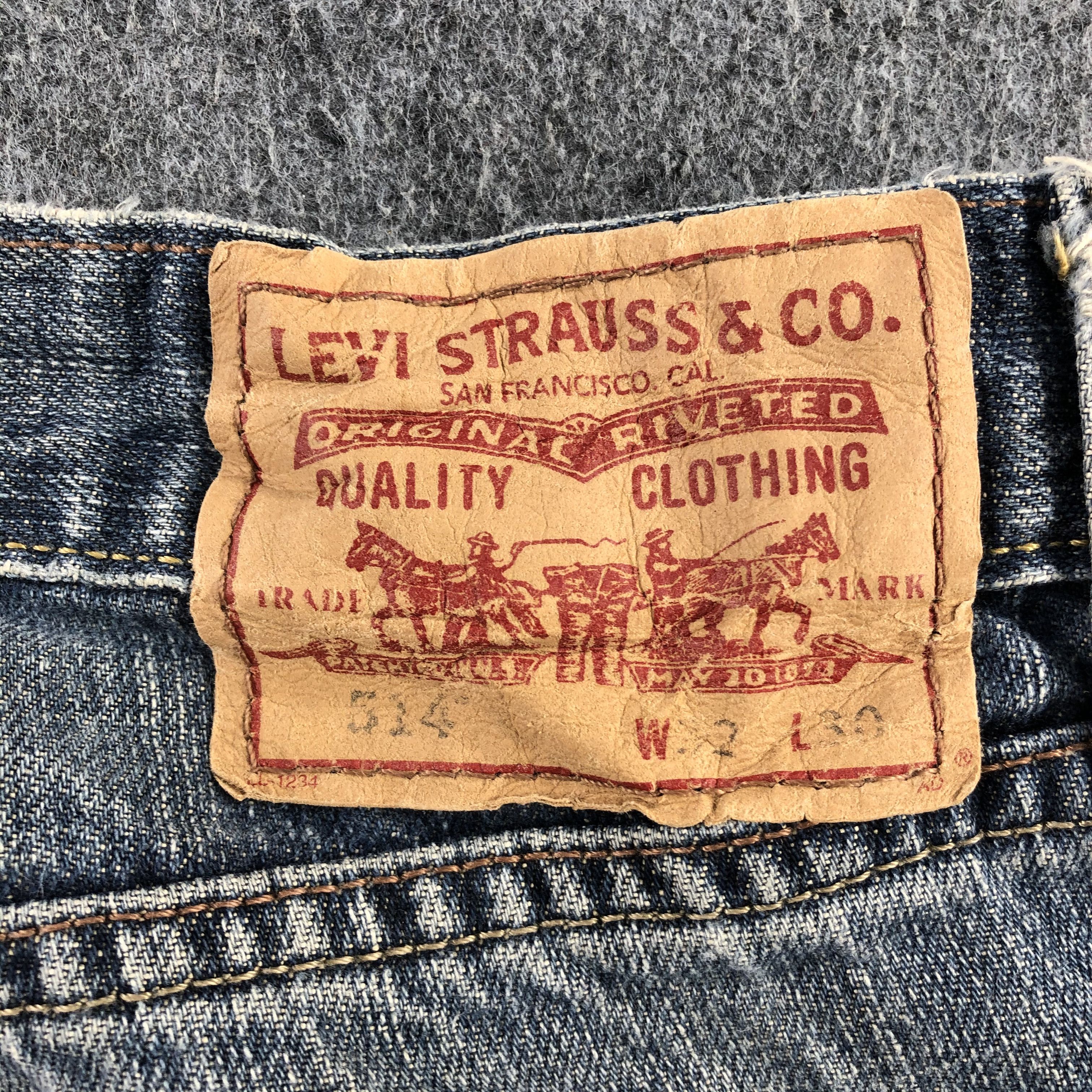 Levi's Vintage Faded Black Levis 514 Jeans-J2325 Size US 32 / EU 48 - 5 Thumbnail