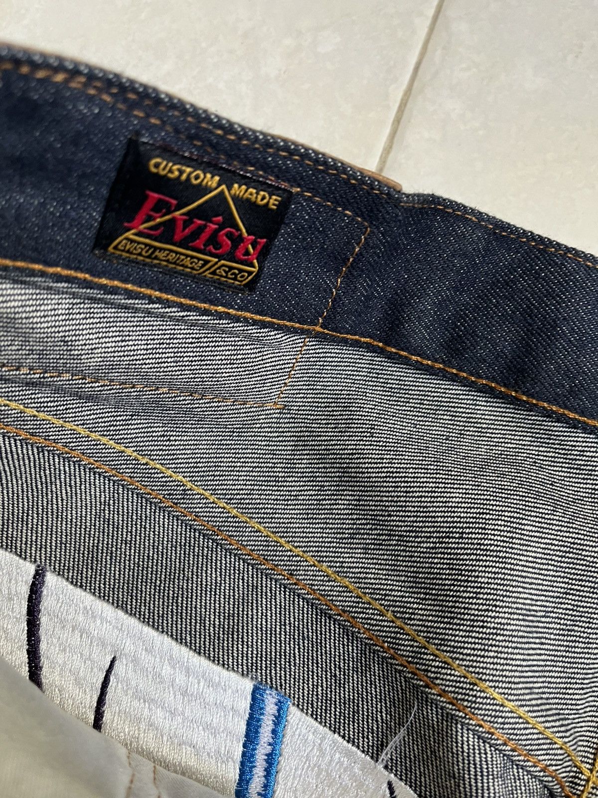 Evisu Evisu denim diacock slevedge jeans sz 34 Size US 34 / EU 50 - 11 Thumbnail