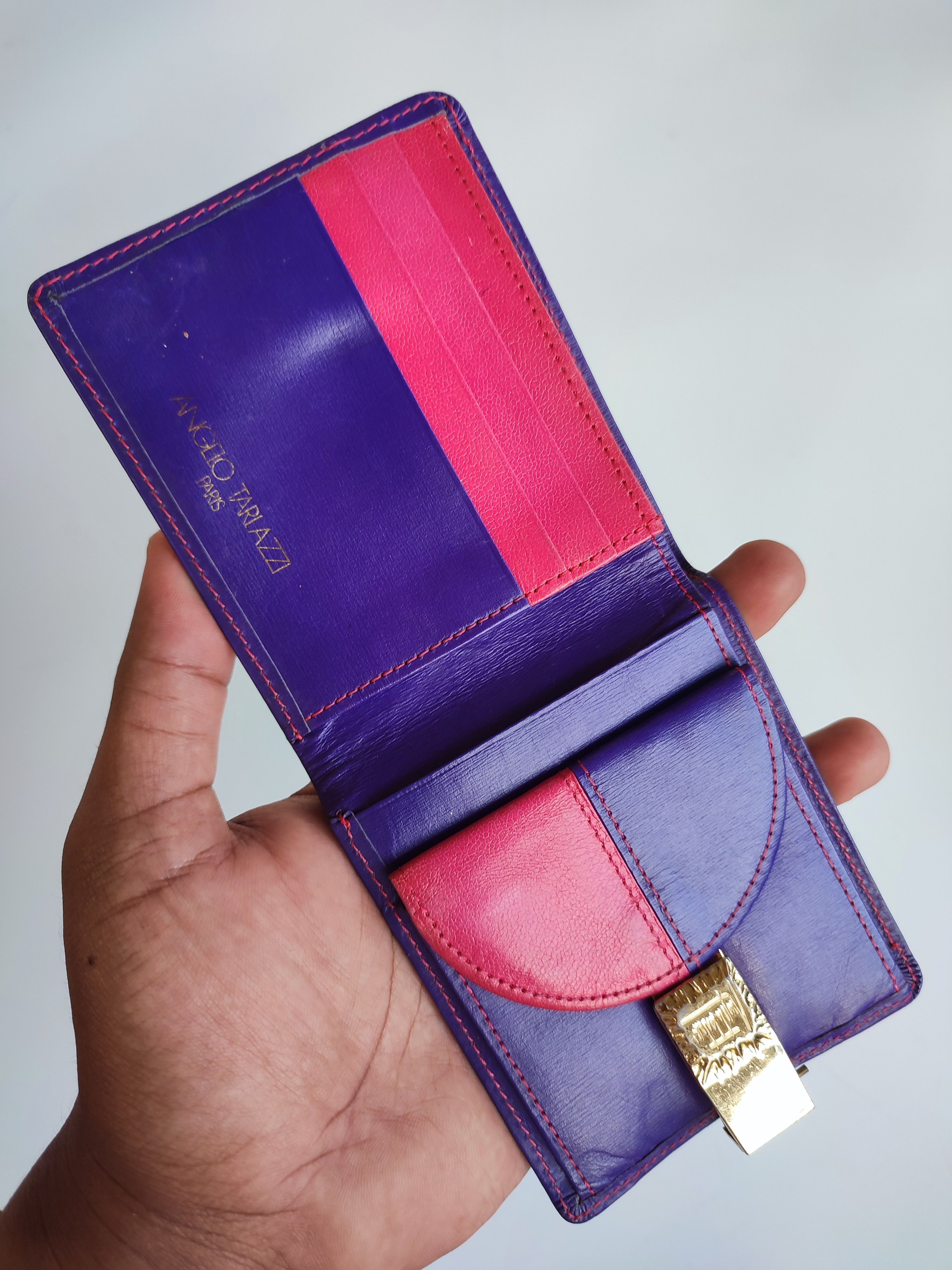 Angelo Nardelli × Leather ANGELO TARLAZZI BIFOLD WALLET Size ONE SIZE - 3 Thumbnail