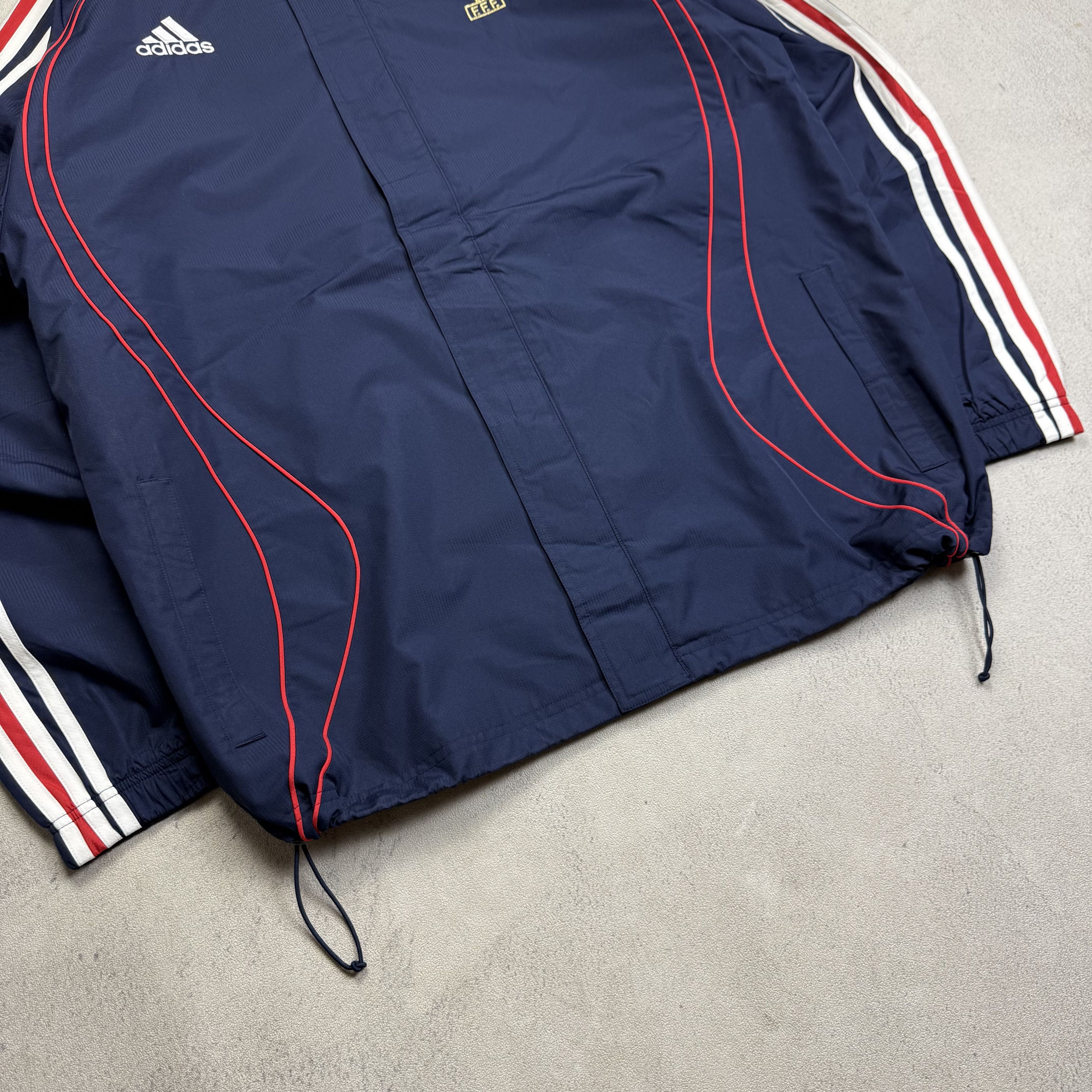 Adidas 2007-08 France Adidas Track Jacket Size US L / EU 52-54 / 3 - 5 Thumbnail