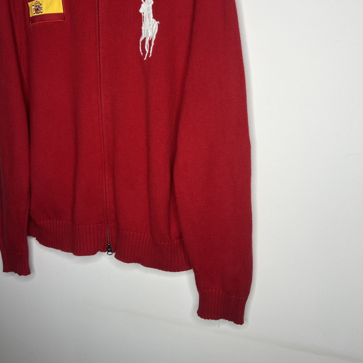 Polo Ralph Lauren Vintage Polo Ralph Lauren Spain Zip Sweatshirt Racing 90s Size US XL / EU 56 / 4 - 3 Thumbnail