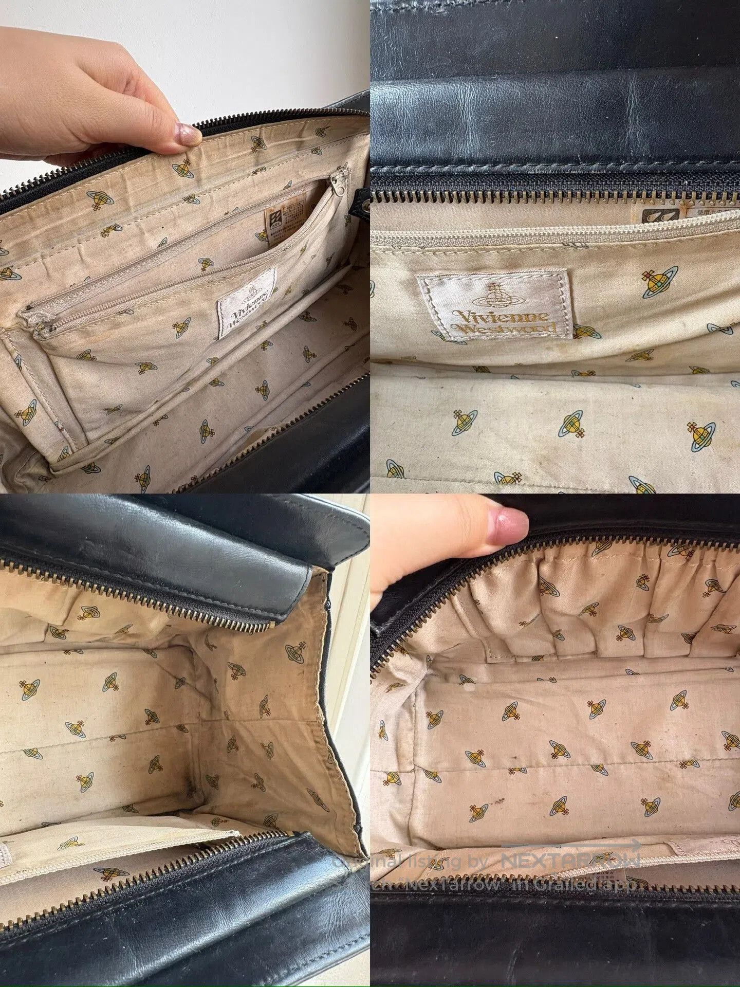 Vivienne Westwood Vivienne Westwood Black Saturn Bag. Size ONE SIZE - 9 Thumbnail