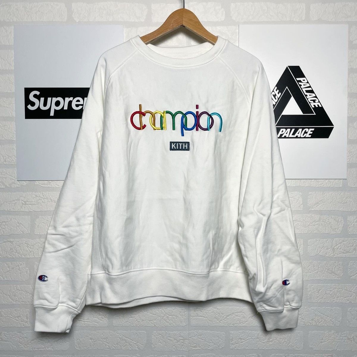 Champion × Kith Champion Kith Embroidered Heavyweight Sweatshirt Size US L / EU 52-54 / 3 - 1 Thumbnail